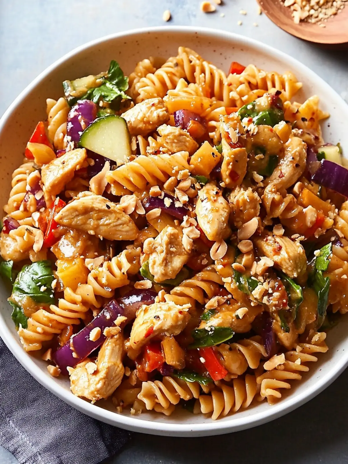 Thai Peanut Chicken Pasta Salad: A Creamy, Crunchy Delight 5 Thai Peanut Chicken Pasta Salad