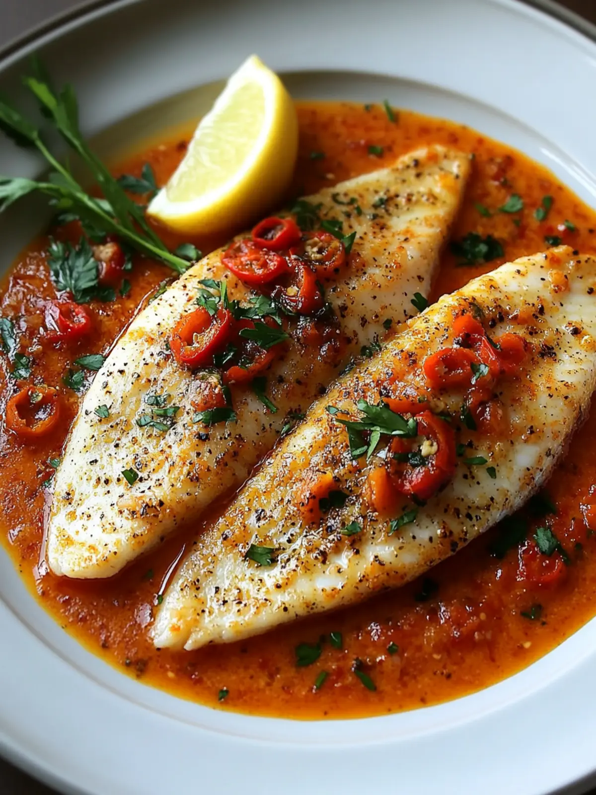 Tilapia in Roasted Pepper Sauce: Quick & Flavorful Dinner 4 Tilapia in Roasted Pepper Sauce