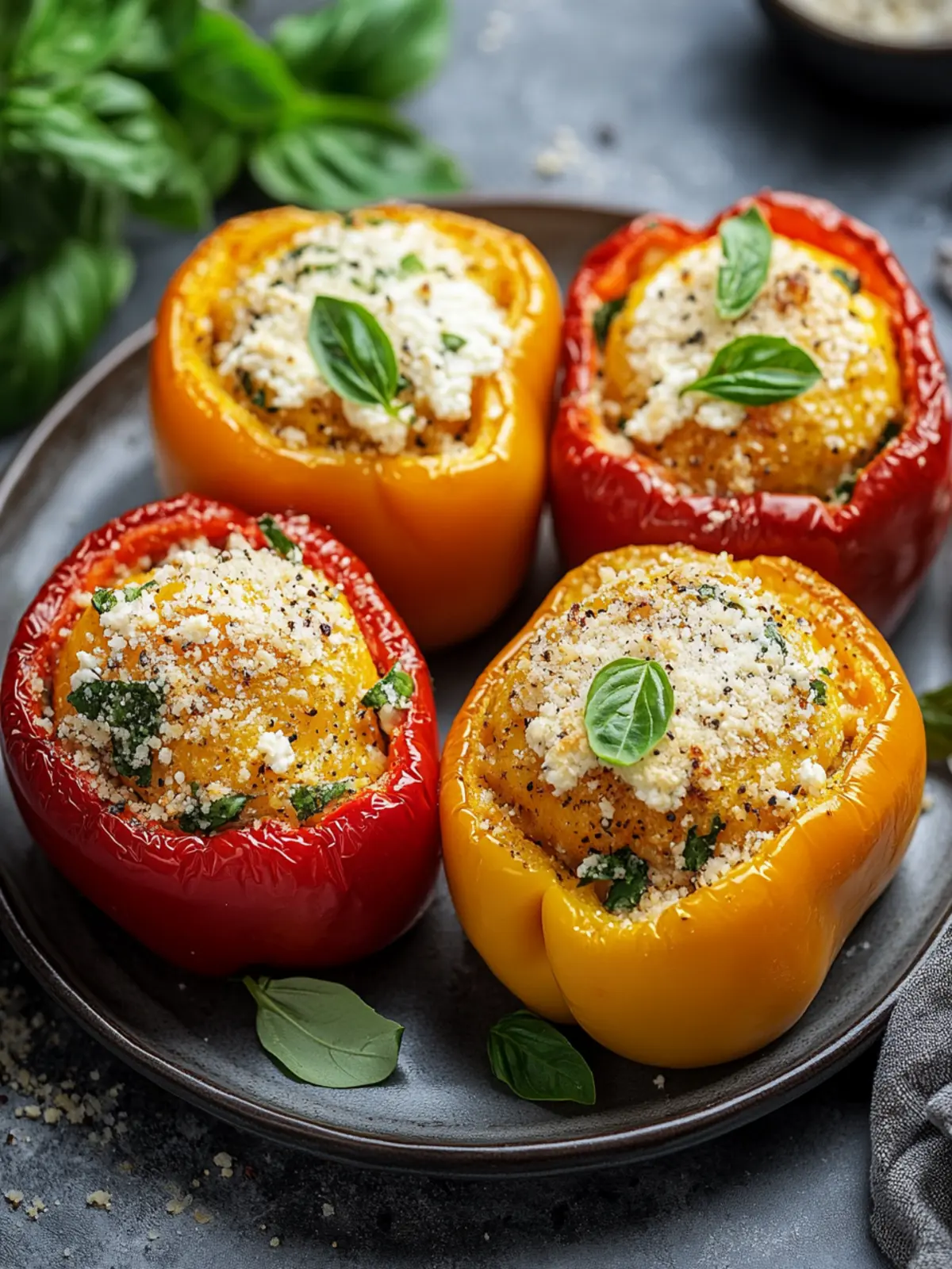 Ricotta Stuffed Peppers: A Creamy, Healthy Delight to Savor 5 Ricotta Stuffed Peppers