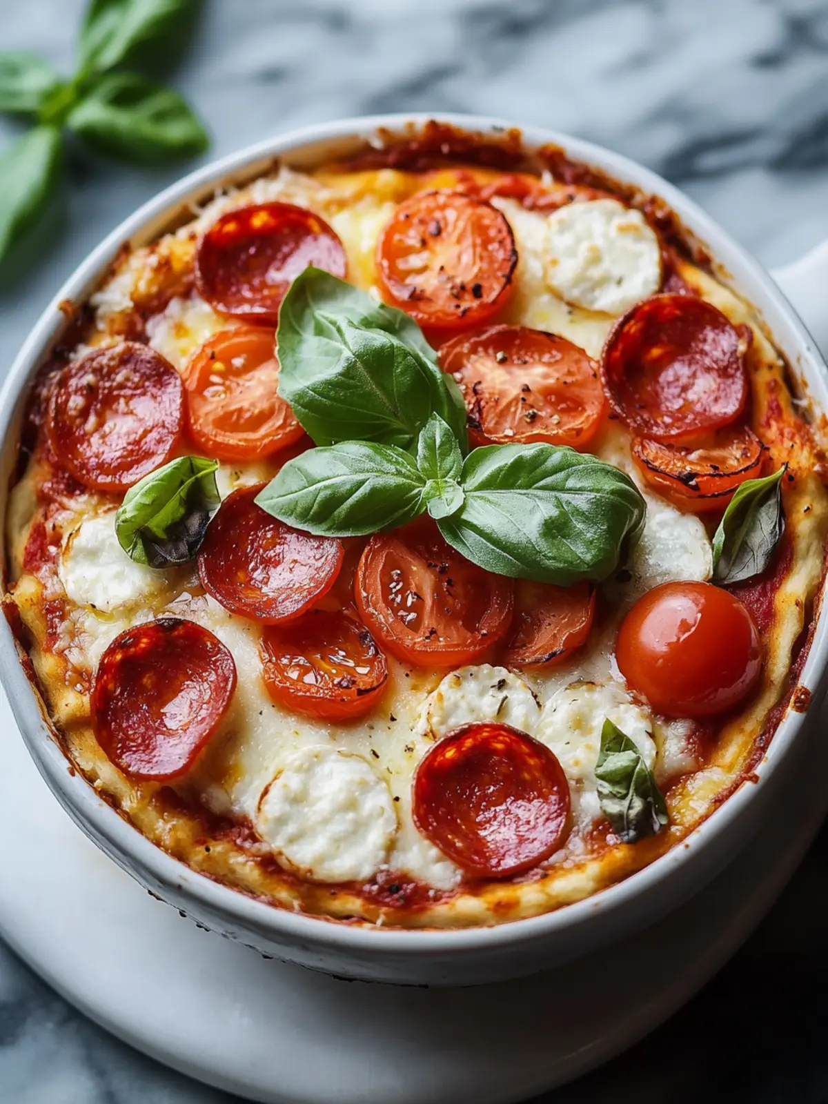 Cottage Cheese Pizza Bowl: A High-Protein Twist on Classic Pizza 4 Cottage Cheese Pizza Bowl