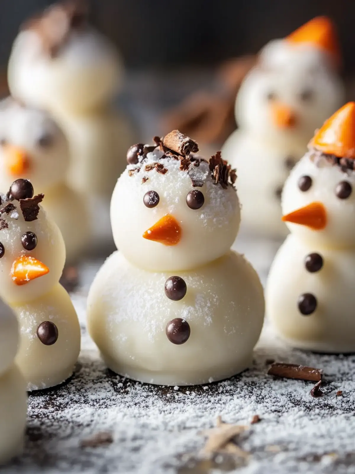 Cute Snowmen Truffles That Melt Hearts This Holiday Season 2 Cute Snowmen Truffles