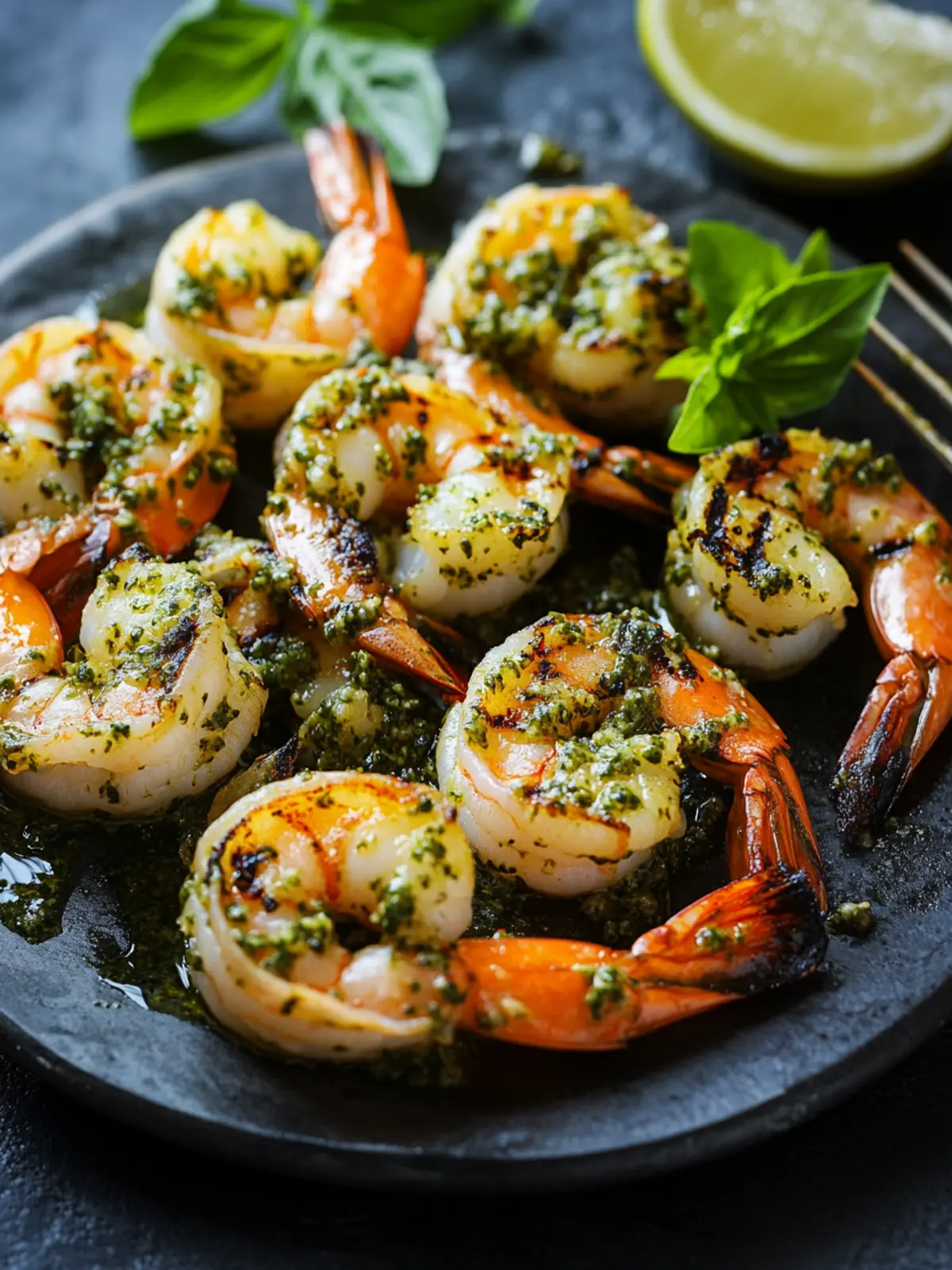 Elevate Summer Nights with Pesto Grilled Shrimp Bliss 5 Pesto Grilled Shrimp