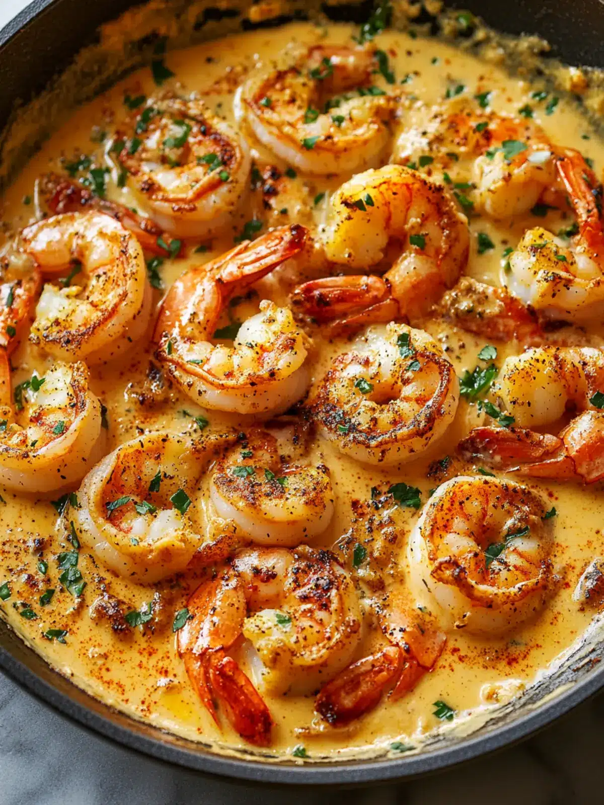 Creamy Garlic-Paprika Shrimp Skillet for a Cozy Dinner Night 3 Creamy Garlic-Paprika Shrimp Skillet