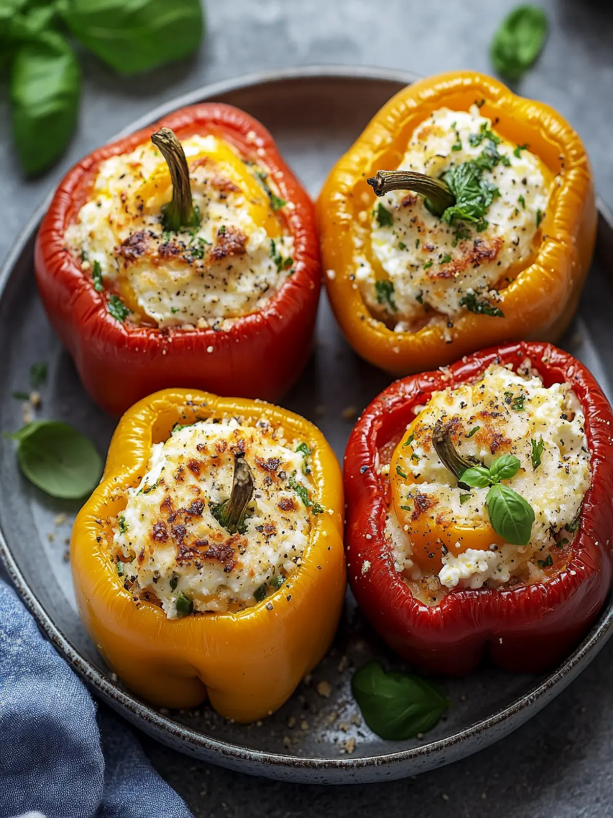 Ricotta Stuffed Peppers: A Creamy, Healthy Delight to Savor 3 Ricotta Stuffed Peppers