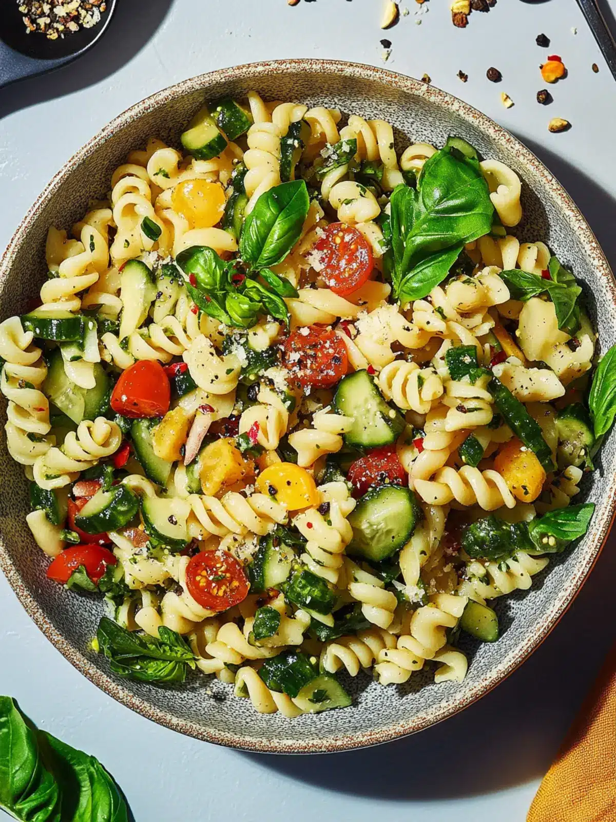 Vibrant Vegan Pasta Salad with Spinach and Peas in Minutes 4 Vegan Pasta Salad