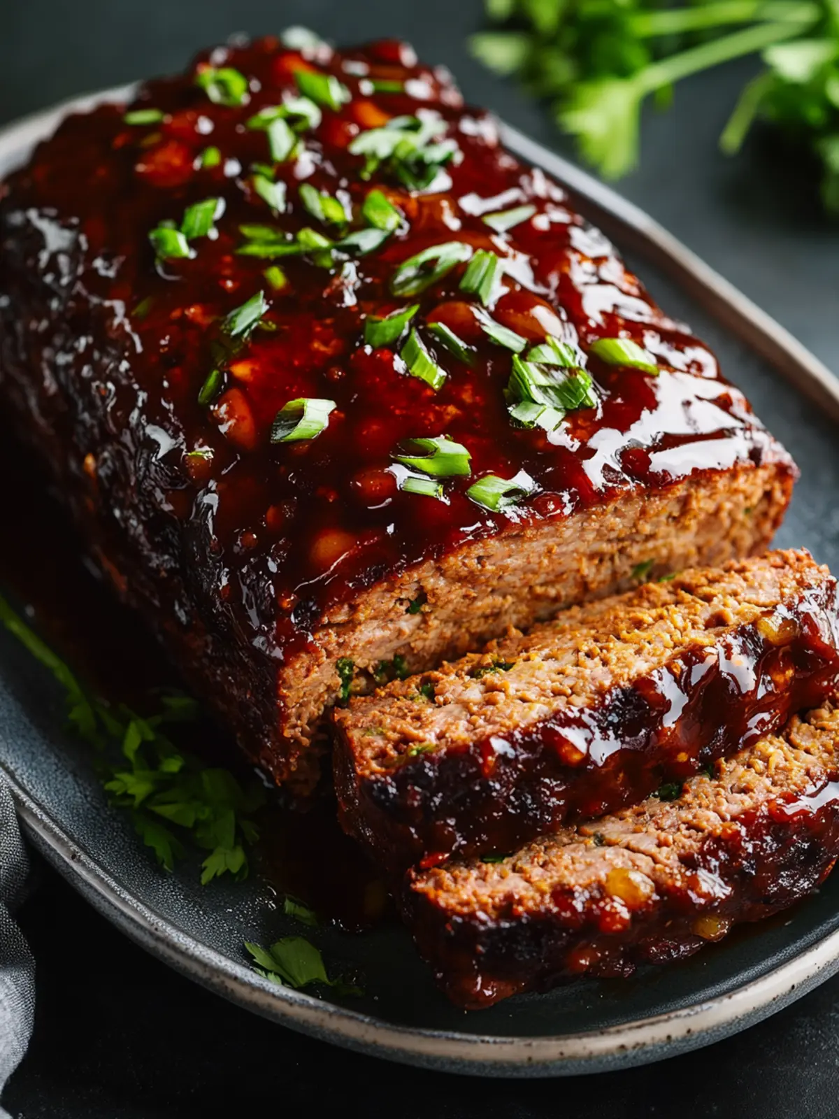 Spice Up Dinner with Gochujang-Glazed Meatloaf Delight 4 Gochujang-Glazed Meatloaf