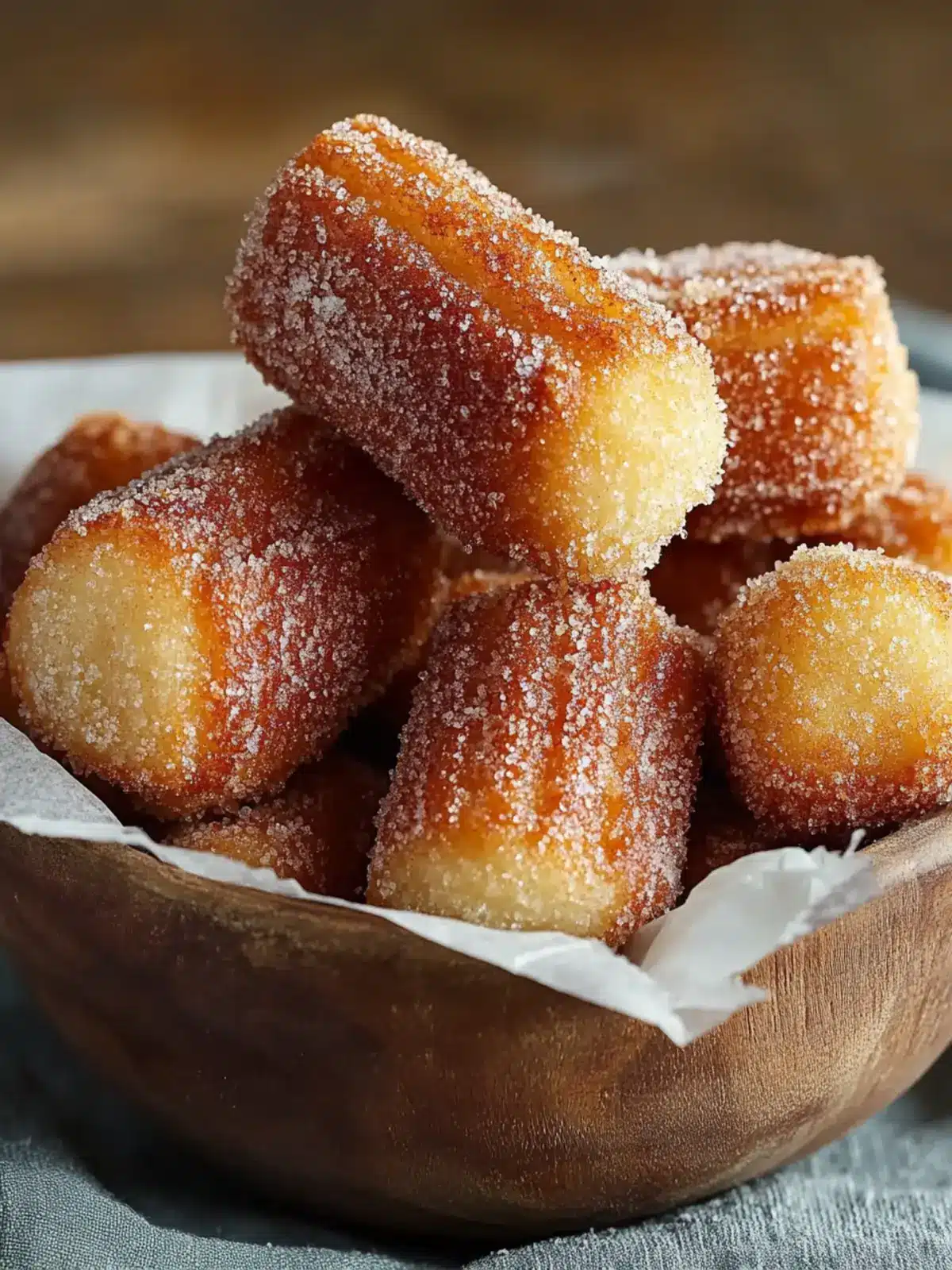 Delicious Easy Baked Churro Bites – Your Guilt-Free Treat! 3 Easy Baked Churro Bites