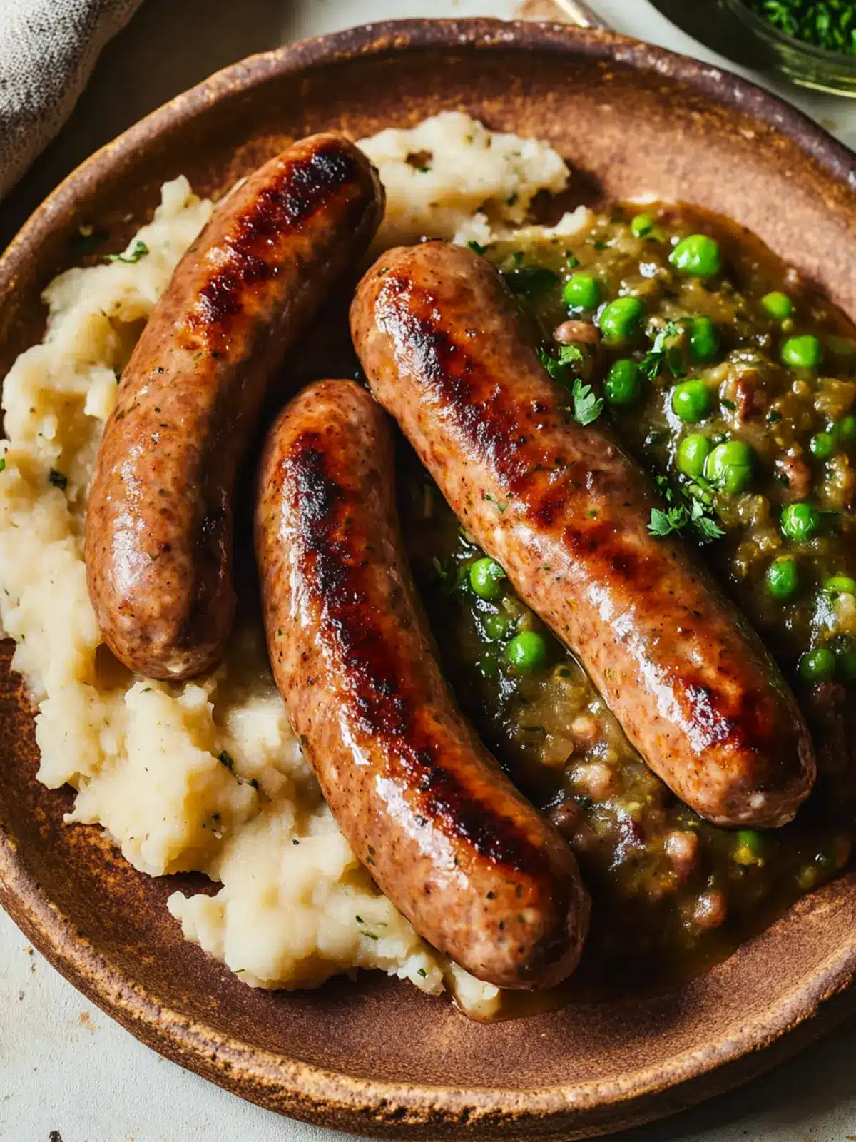 Irish Sausages & Champ: A Cozy Comfort Food Delight 2 Irish Sausages & Champ