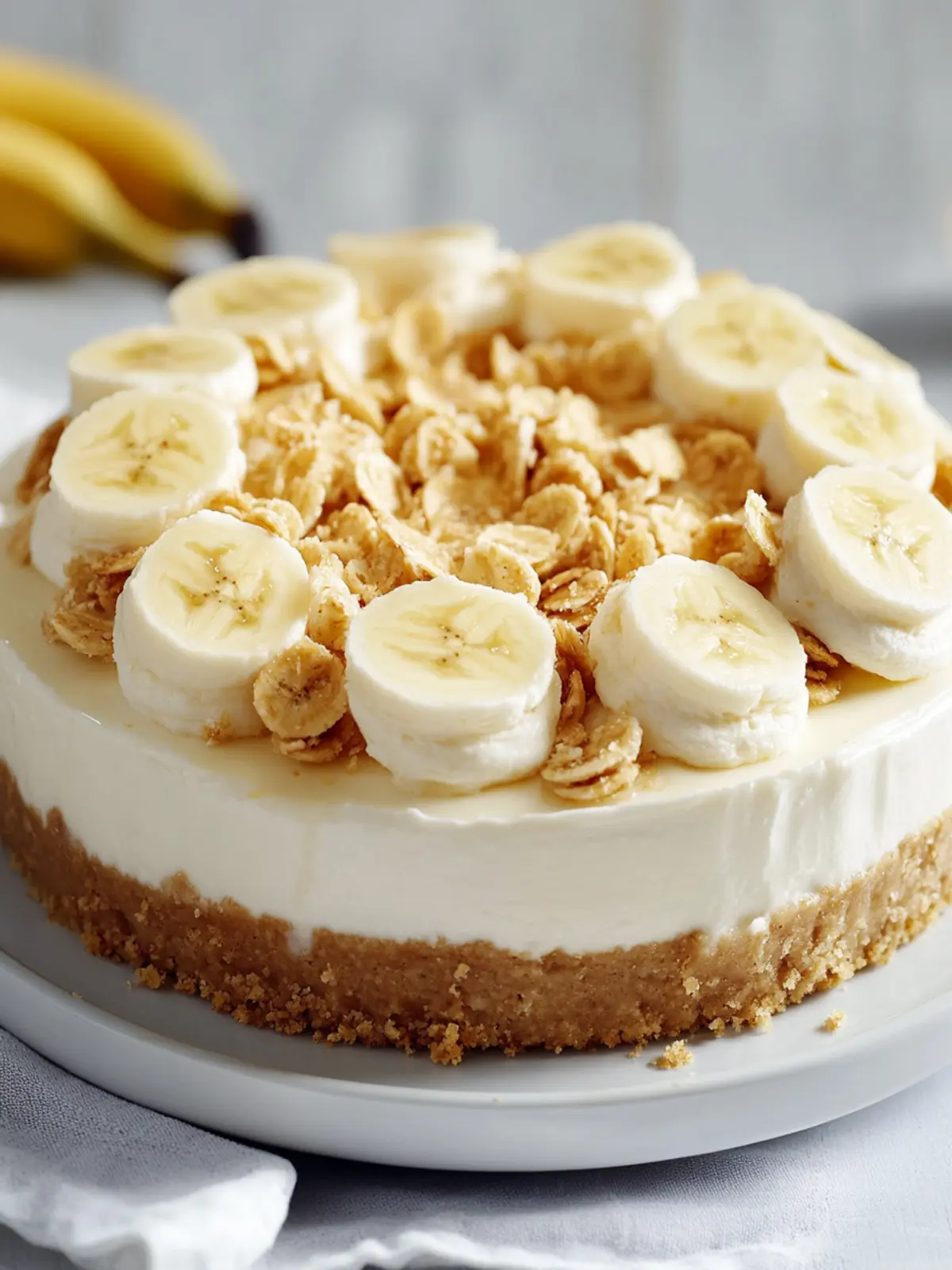 Deliciously Easy No-Bake Banana Pudding Cheesecake Recipe 4 No-Bake Banana Pudding Cheesecake