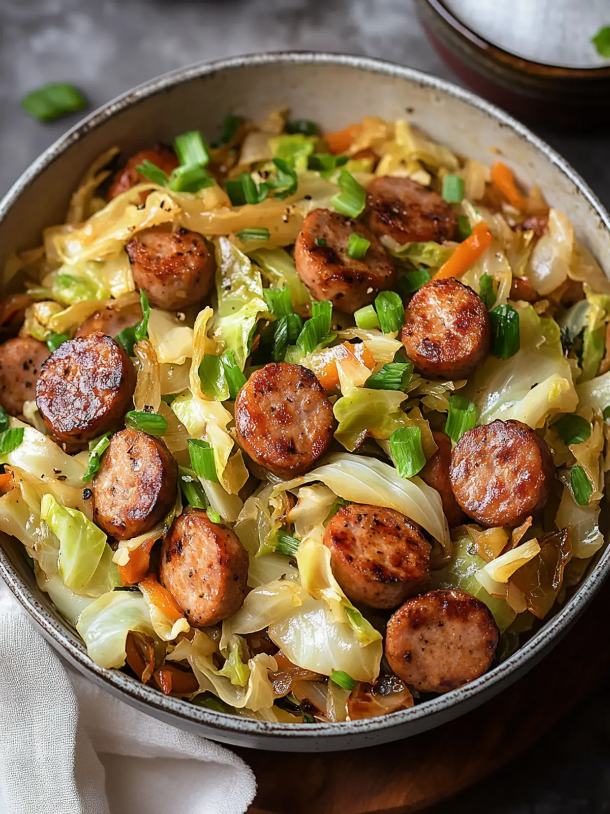 Sausage and Cabbage Stir Fry: A Quick, Savory Delight! 5 Sausage and Cabbage Stir Fry