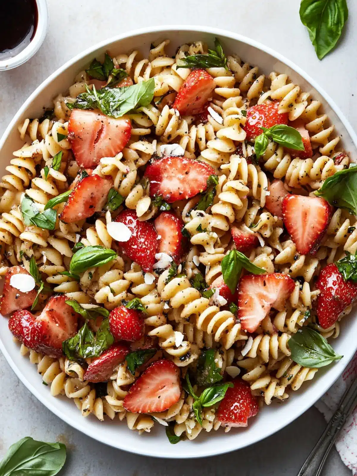 Refreshing Strawberry Balsamic Pasta Salad for Summer Bliss 4 Strawberry Balsamic Pasta Salad