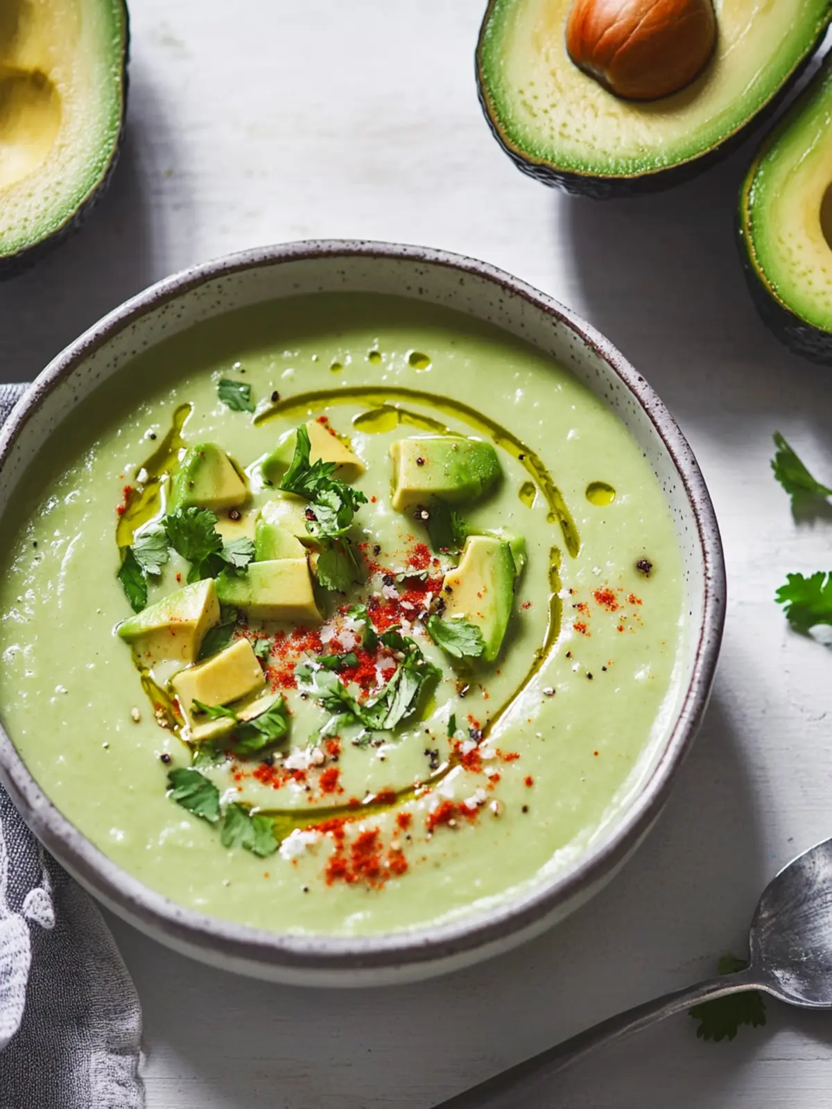Delicious Avocado Soup with Tasty Customizations for You 4 Avocado Soup