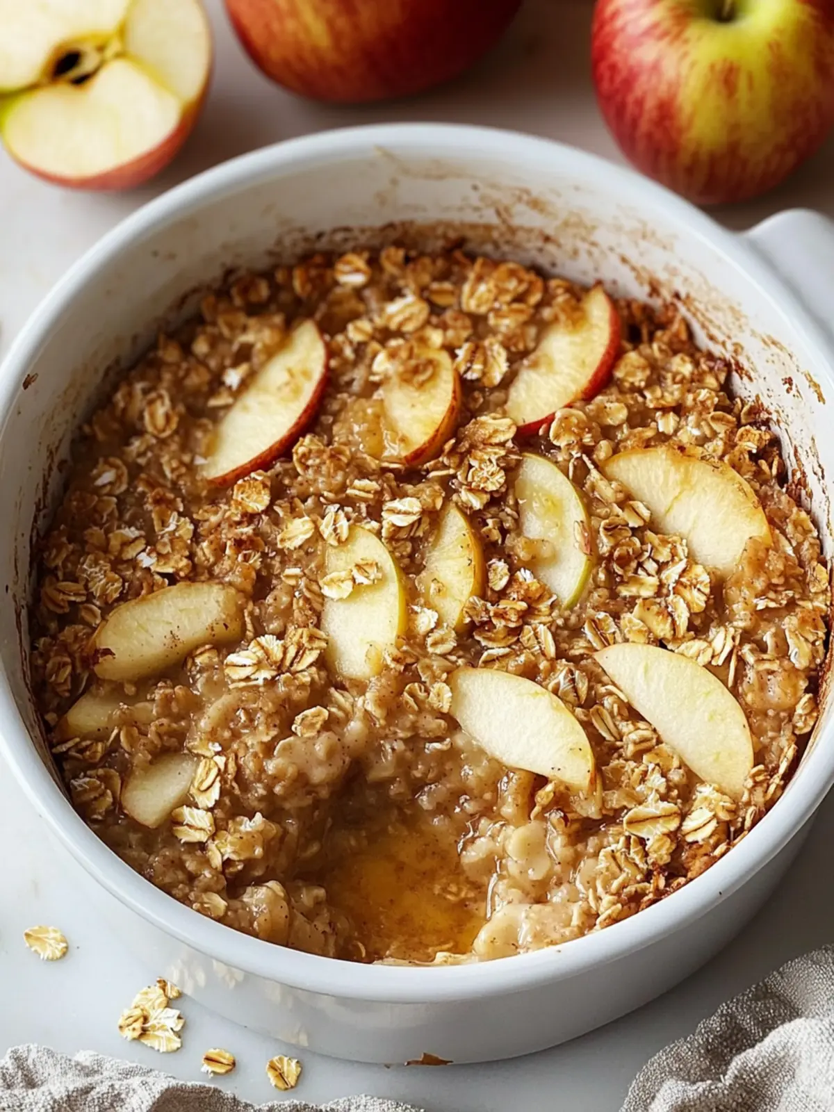 Wholesome Baked Apple Oatmeal for Cozy Breakfast Bliss 2 Baked Apple Oatmeal