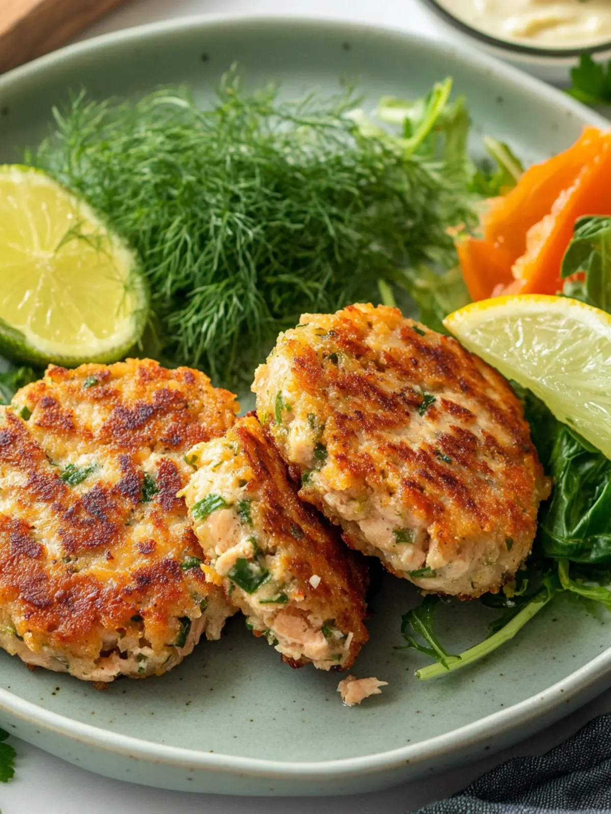 Savory Salmon Patties in Minutes: A Quick Dinner Delight 2 Salmon Patties