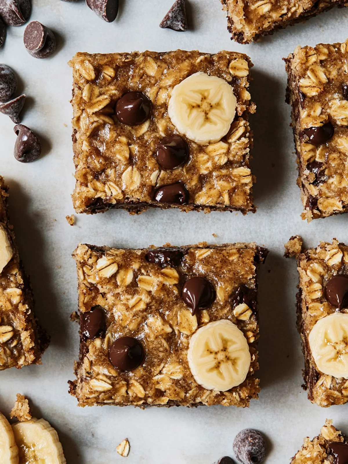 Chocolate Chip Banana Oatmeal Bars for a Wholesome Snack 3 Chocolate Chip Banana Oatmeal Bars
