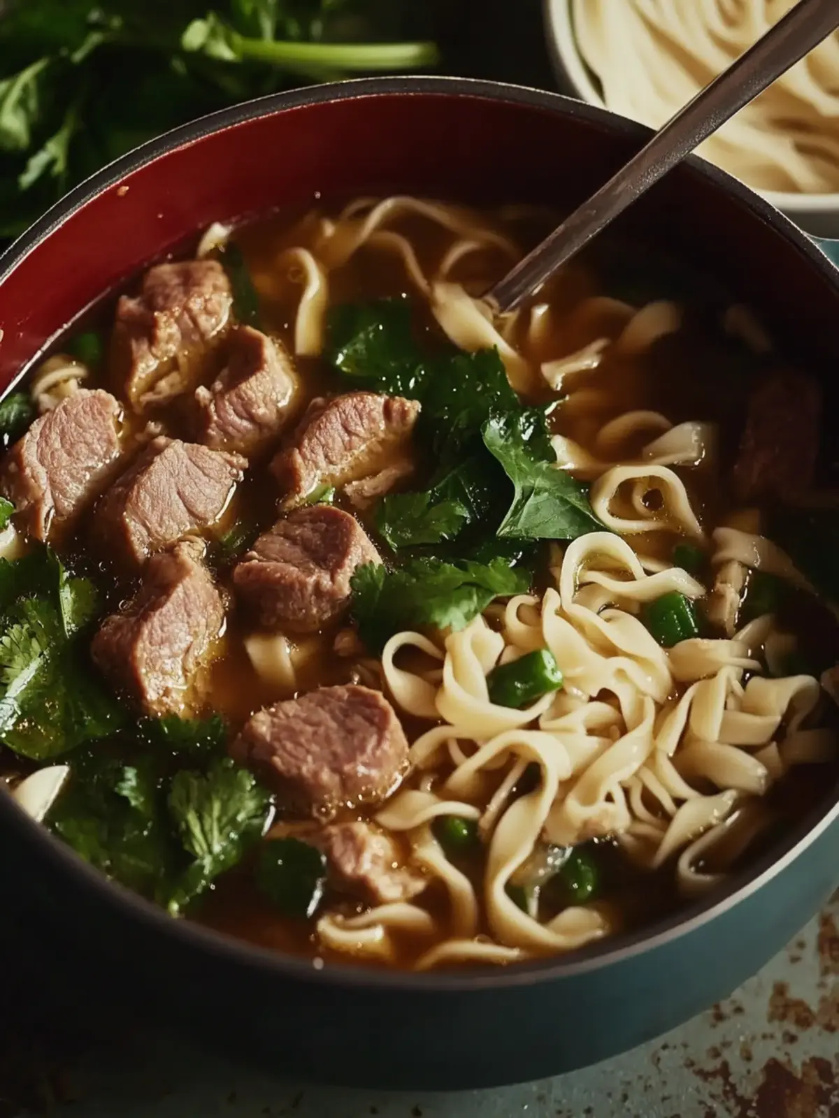 Ginger Pork Noodle Soup: A Cozy Weeknight Comfort Meal 2 Ginger Pork Noodle Soup