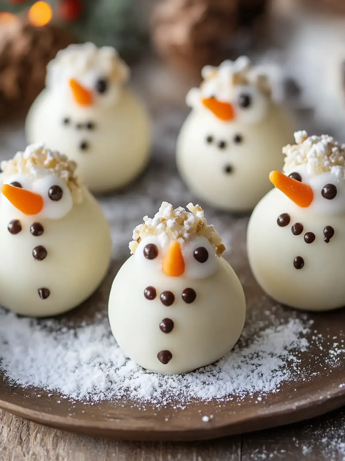 Cute Snowmen Truffles That Melt Hearts This Holiday Season 5 Cute Snowmen Truffles