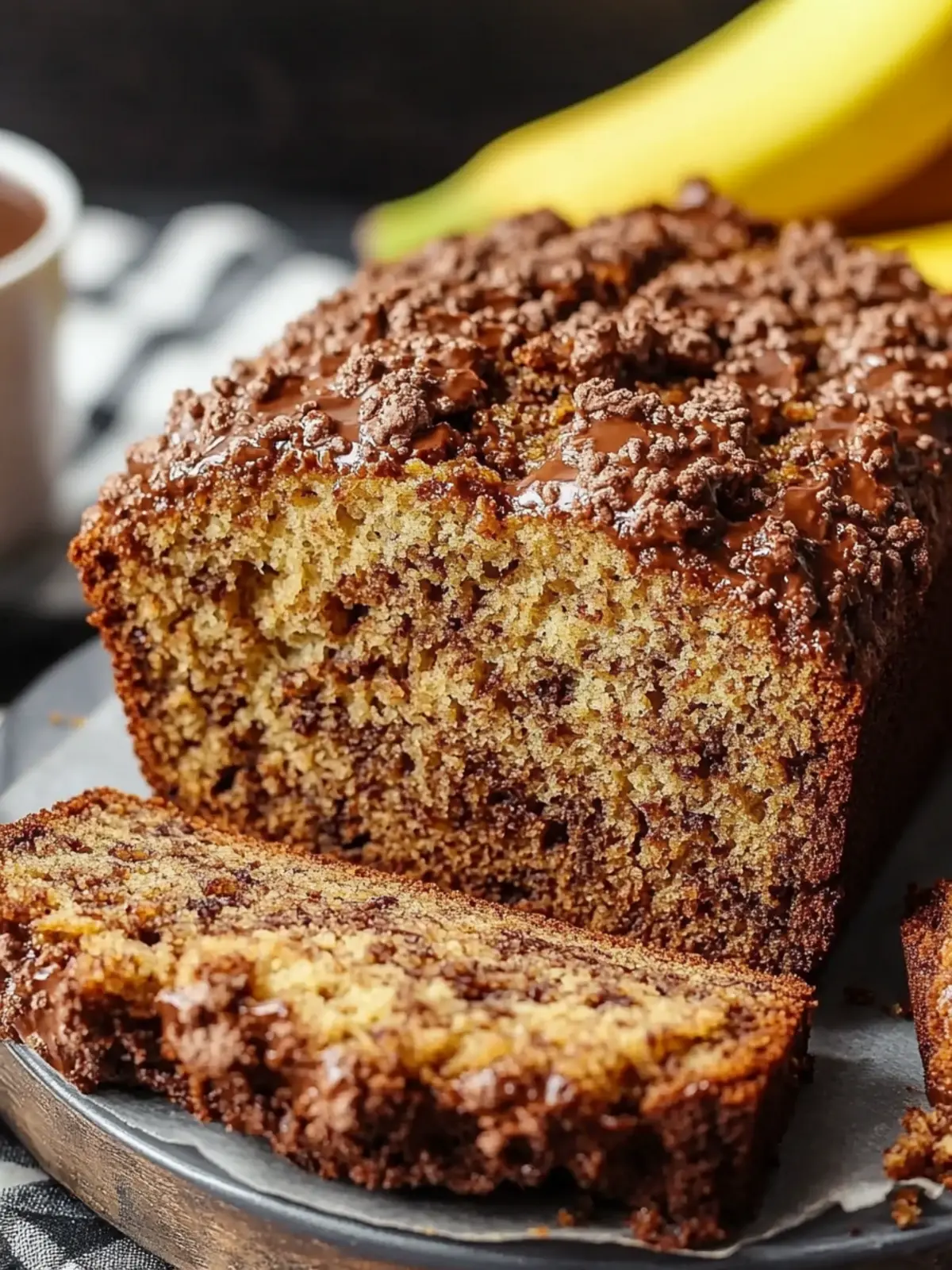 Nutella Banana Bread Bliss: Easy, Moist, and Irresistible 3 Nutella Banana Bread