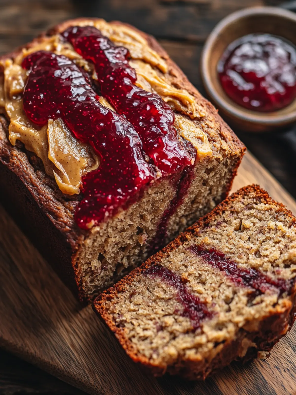 Delicious Peanut Butter & Jelly Banana Bread for Nostalgic Mornings 4 Peanut Butter & Jelly Banana Bread