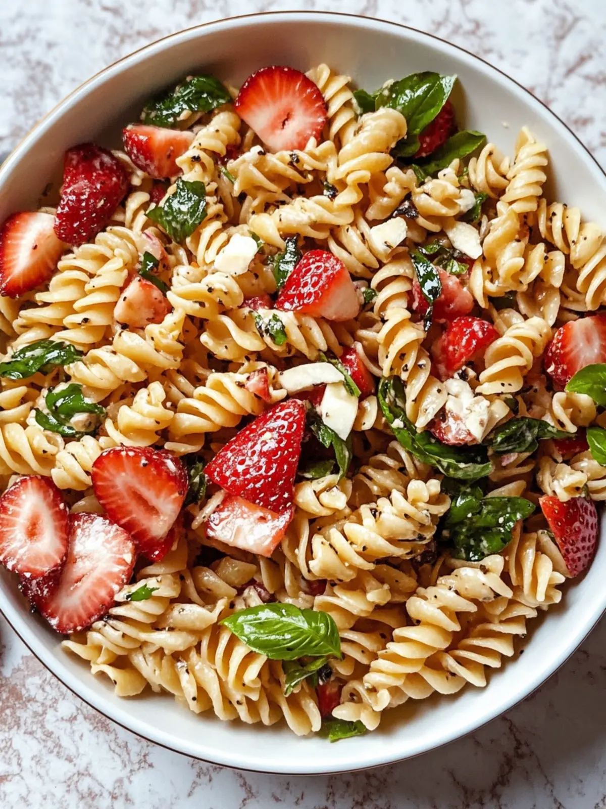 Refreshing Strawberry Balsamic Pasta Salad for Summer Bliss 3 Strawberry Balsamic Pasta Salad