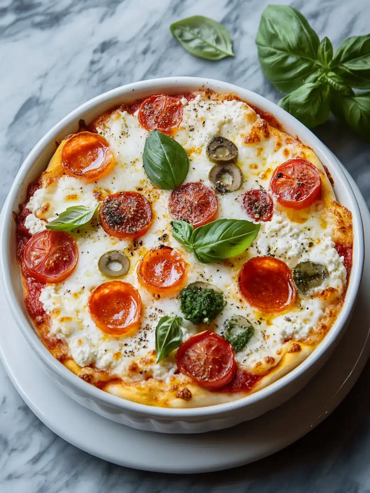 Cottage Cheese Pizza Bowl: A High-Protein Twist on Classic Pizza 2 Cottage Cheese Pizza Bowl