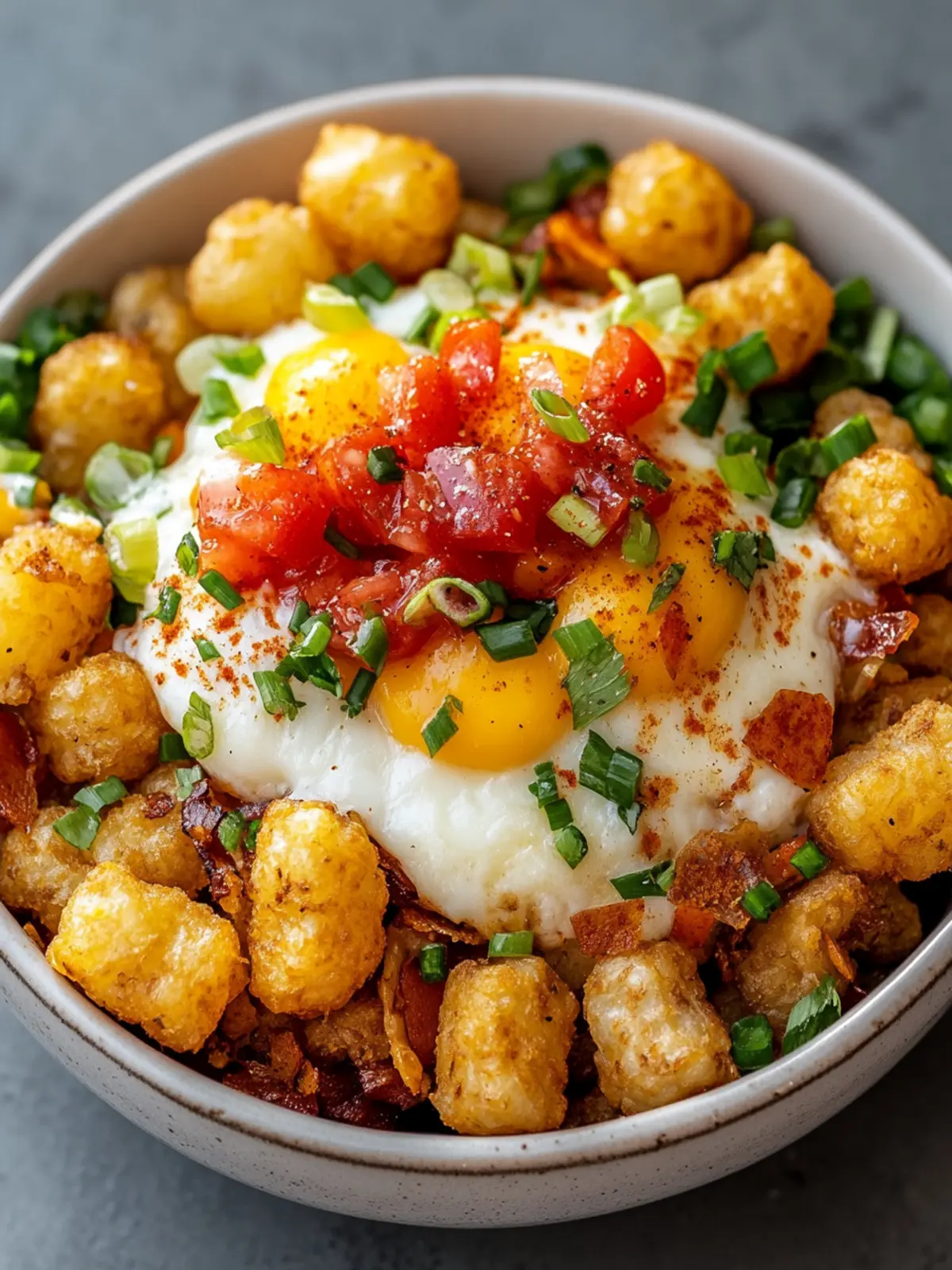 Create Your Ultimate Tater Tot Breakfast Bowl in 40 Minutes! 2 Ultimate Tater Tot Breakfast Bowl