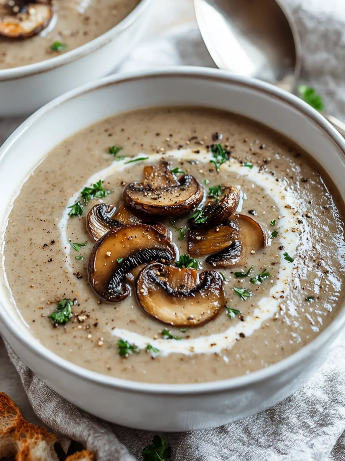 Creamy Mushroom Soup – Your New Cozy Comfort Classic 4 Creamy Mushroom Soup