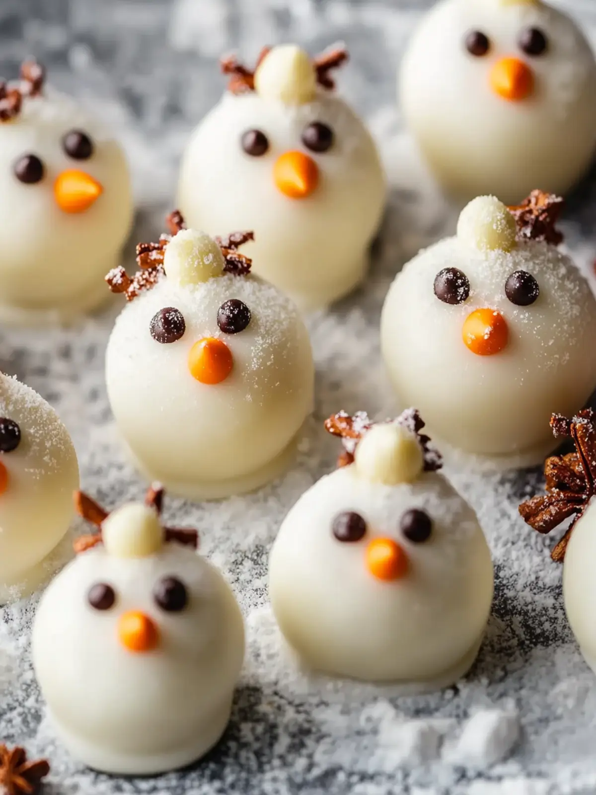 Cute Snowmen Truffles That Melt Hearts This Holiday Season 3 Cute Snowmen Truffles