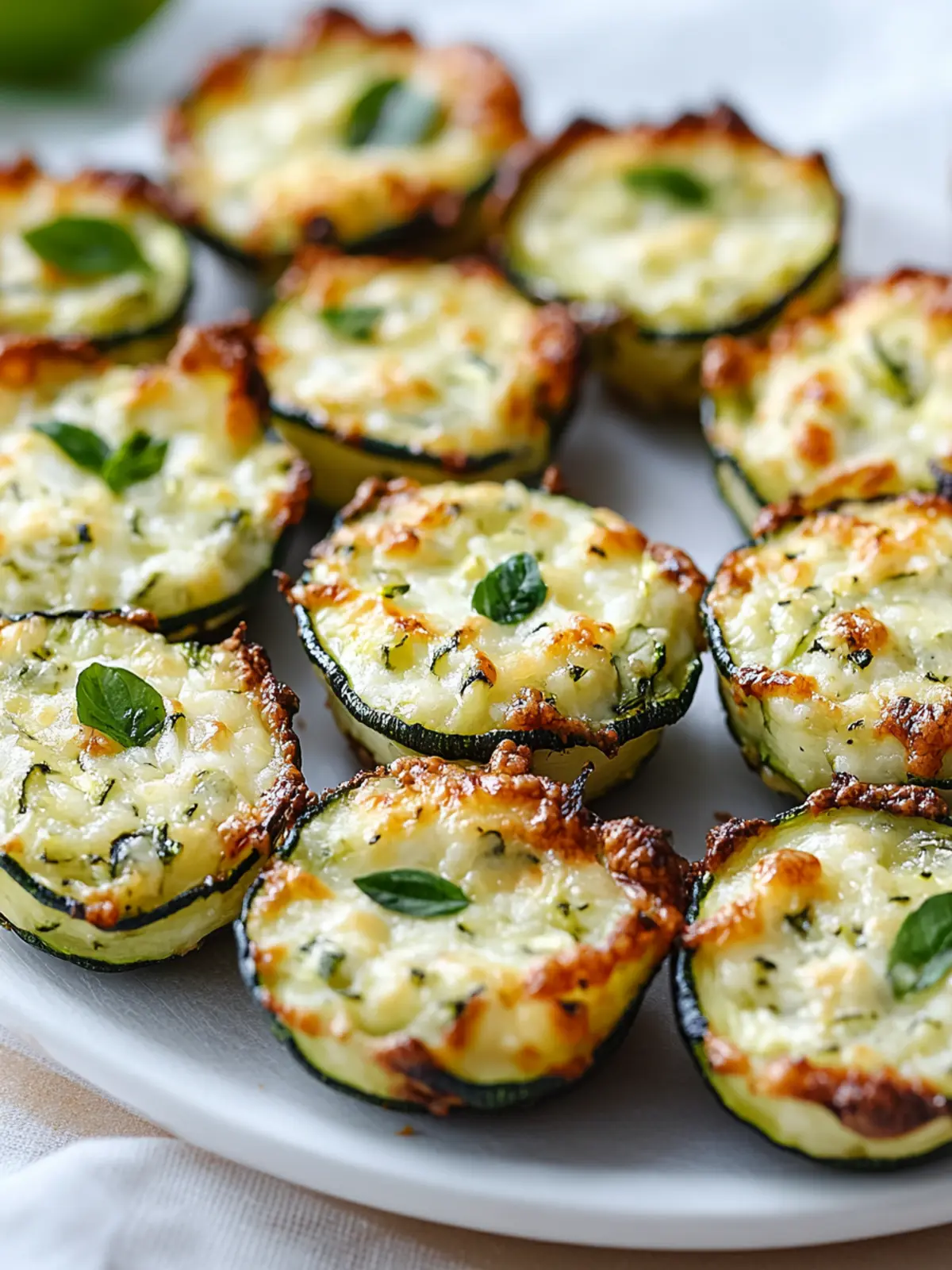 Baked Zucchini Cheese Bites: A Cheesy Snack You’ll Love 5 Baked Zucchini Cheese Bites