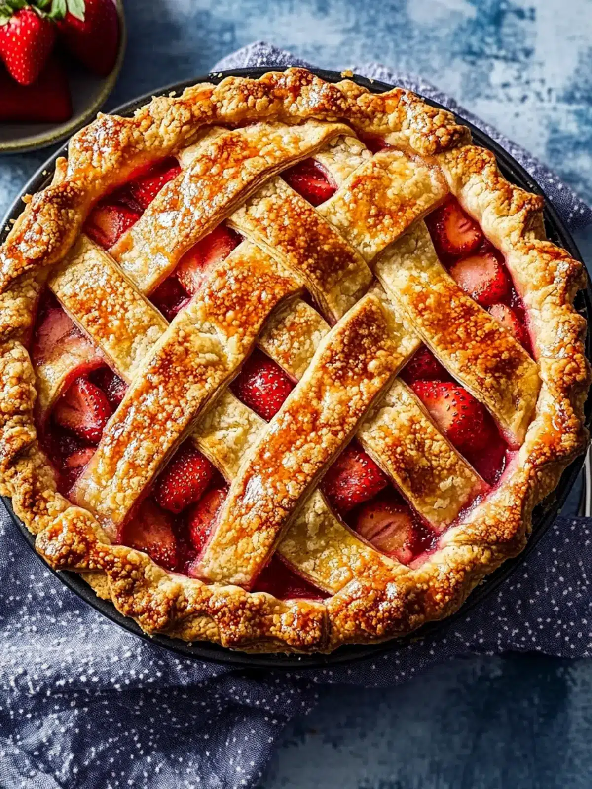 Irresistible Strawberry Rhubarb Pie with Sweet Orange Zest 3 Strawberry Rhubarb Pie