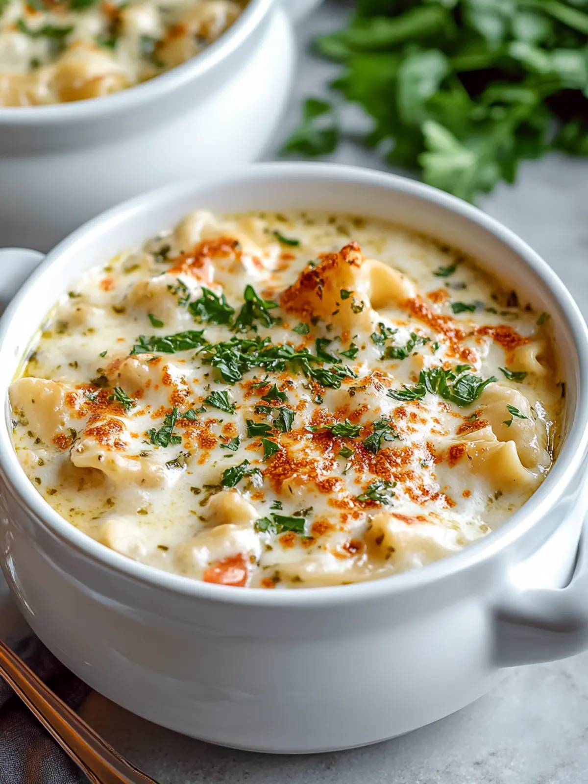 Comforting Creamy Alfredo Lasagna Soup for Cozy Nights 5 Creamy Alfredo Lasagna Soup