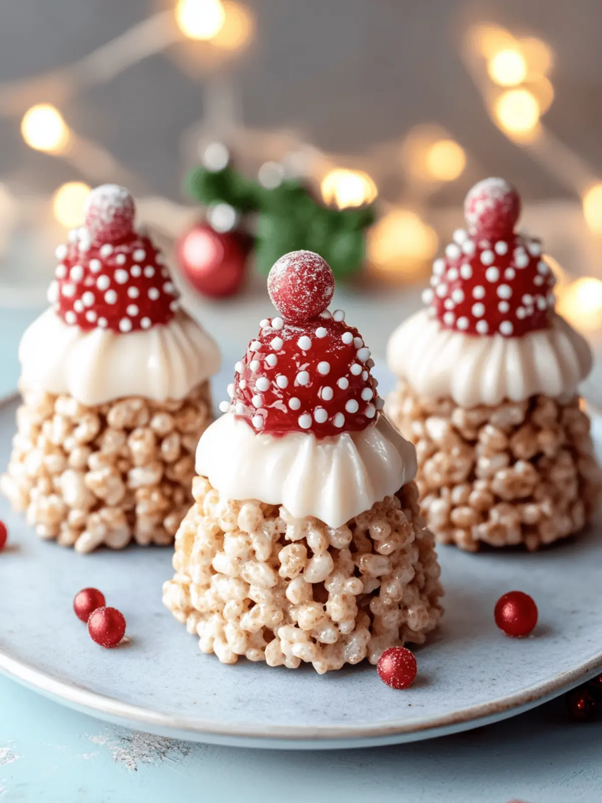 No-Bake Rice Krispie Christmas Puddings That Wow Your Guests 2 No-Bake Rice Krispie Christmas Puddings