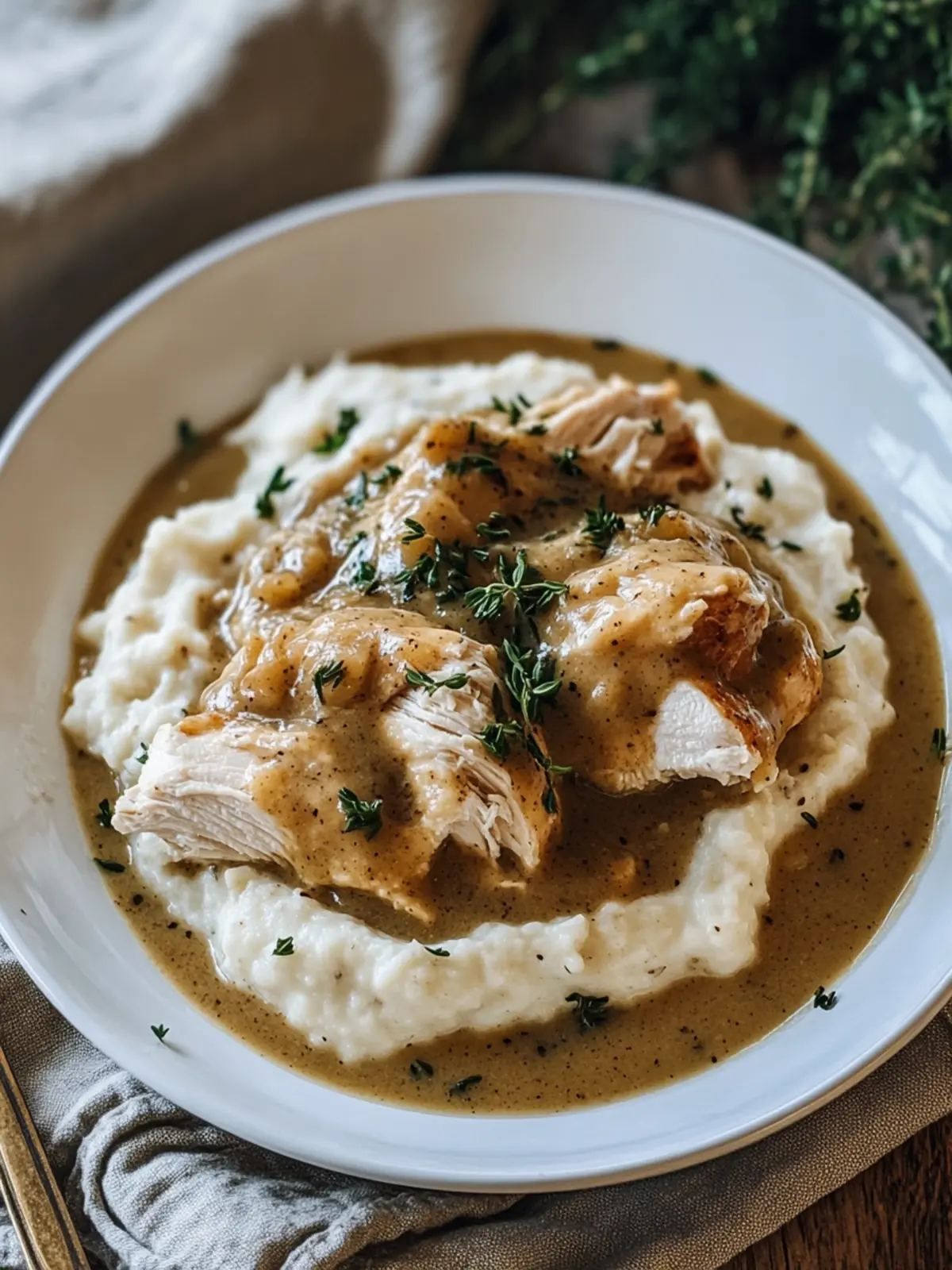 Savory Crockpot Chicken and Gravy for Effortless Comfort Dining 4 Crockpot Chicken and Gravy