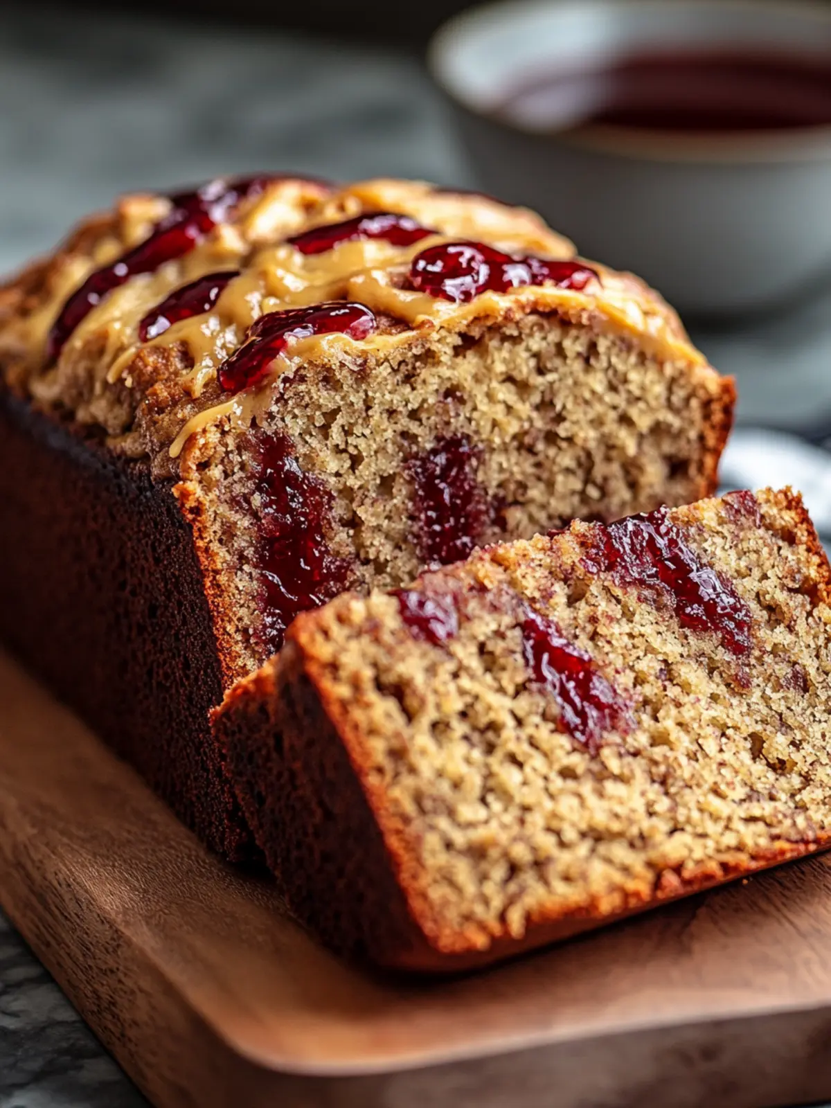 Delicious Peanut Butter & Jelly Banana Bread for Nostalgic Mornings 5 Peanut Butter & Jelly Banana Bread