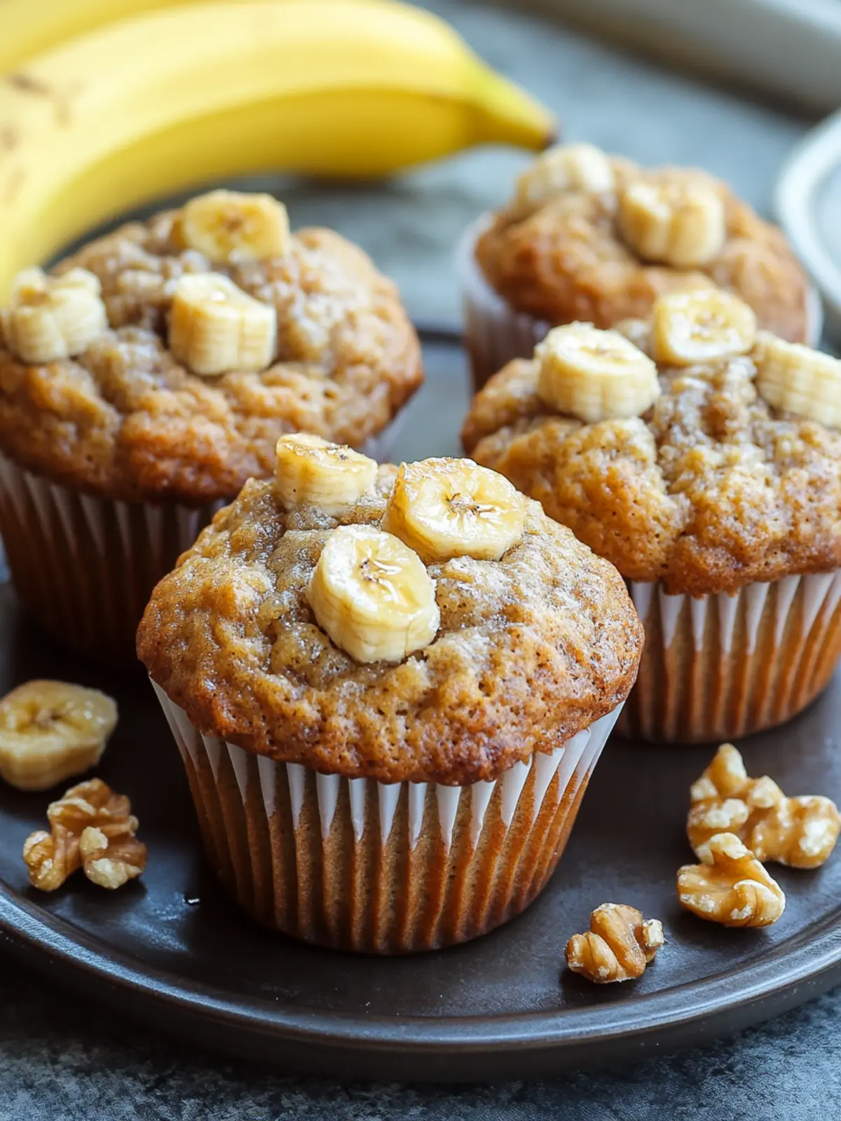 Banana Nut Muffins to Brighten Your Mornings with Flavor 3 Banana Nut Muffins