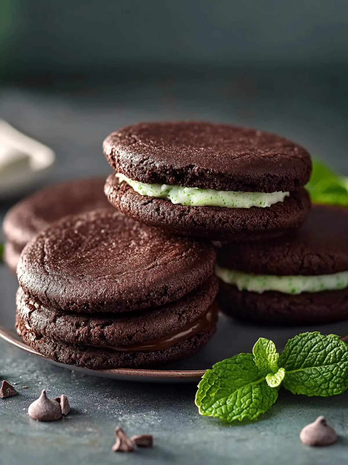 Minty Chocolate Sandwich Cookies That Will Wow Your Taste Buds 3 Minty Chocolate Sandwich Cookie