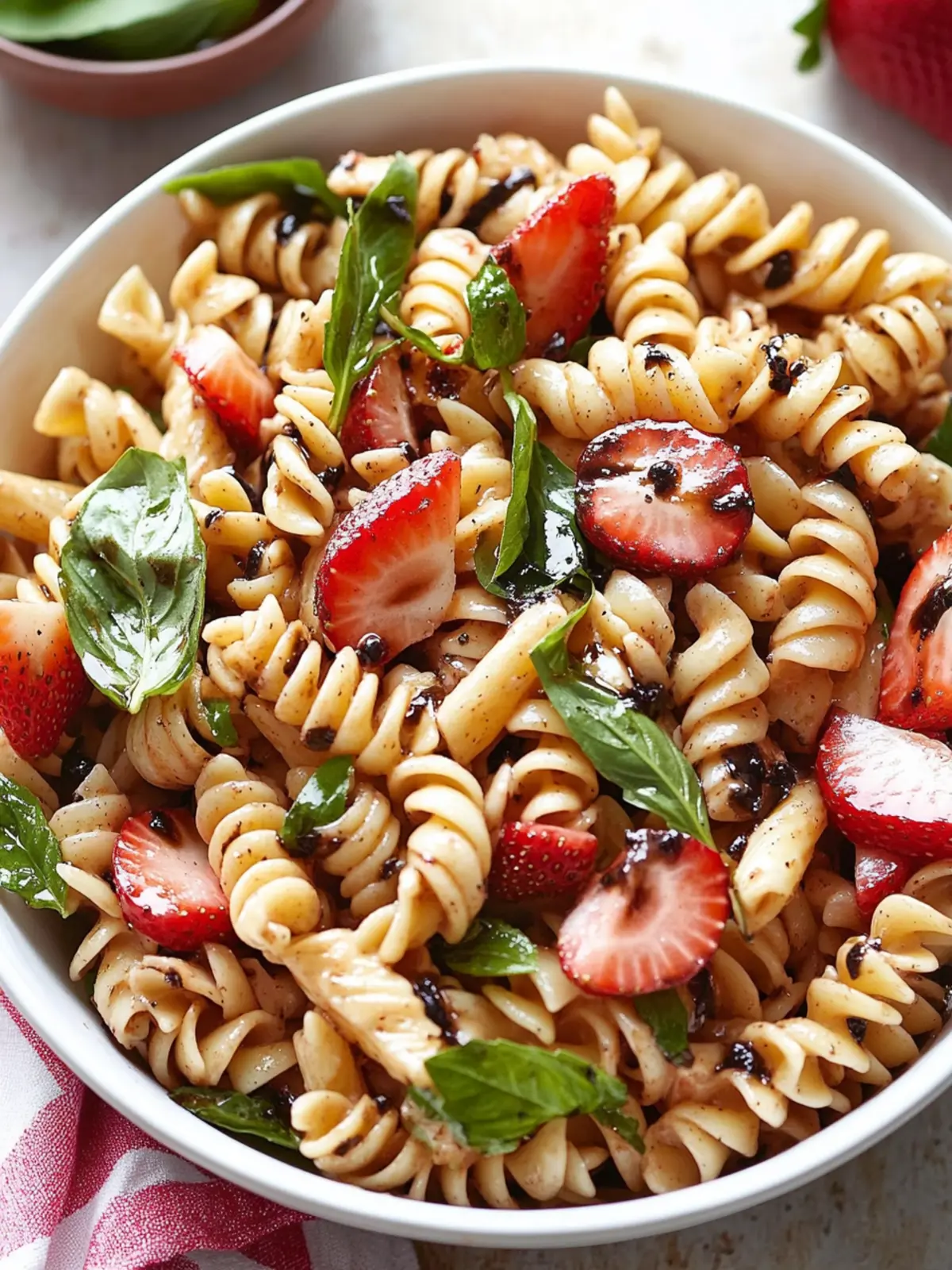 Refreshing Strawberry Balsamic Pasta Salad for Summer Bliss 2 Strawberry Balsamic Pasta Salad