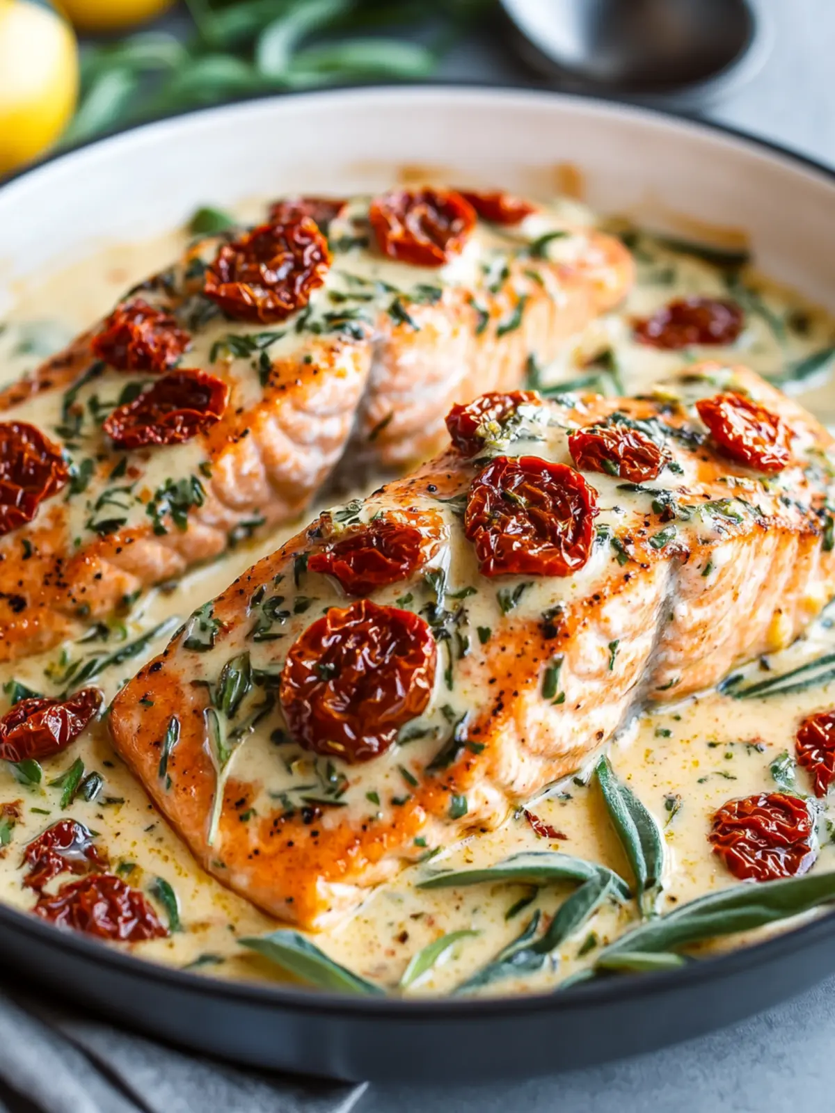 Creamy Sun-Dried Tomato Salmon for a Quick Flavor Boost 4 Creamy Sun-Dried Tomato Salmon