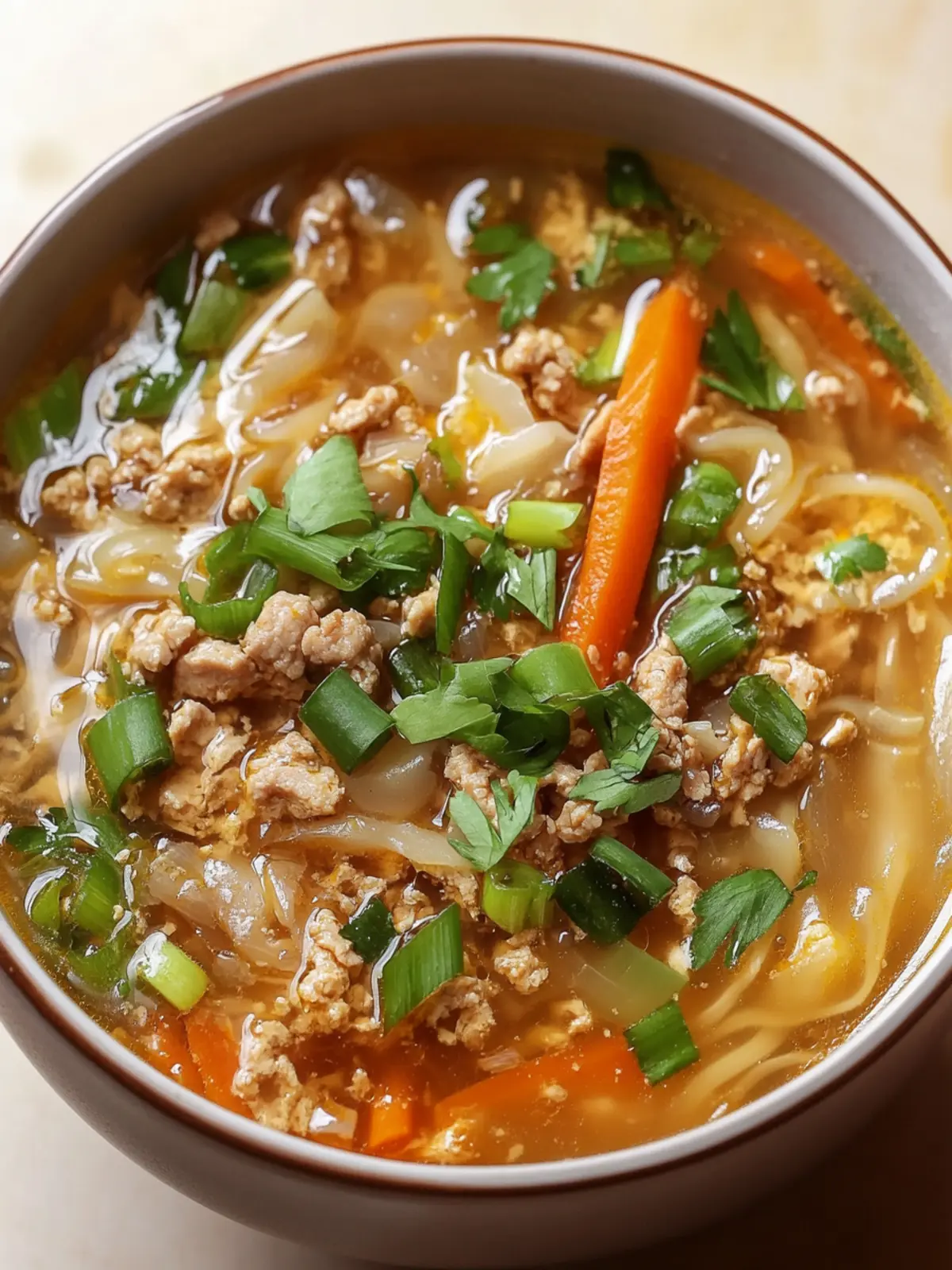 Delicious One-Pot Egg Roll Soup Recipe for Cozy Nights 3 One-Pot Egg Roll Soup Recipe