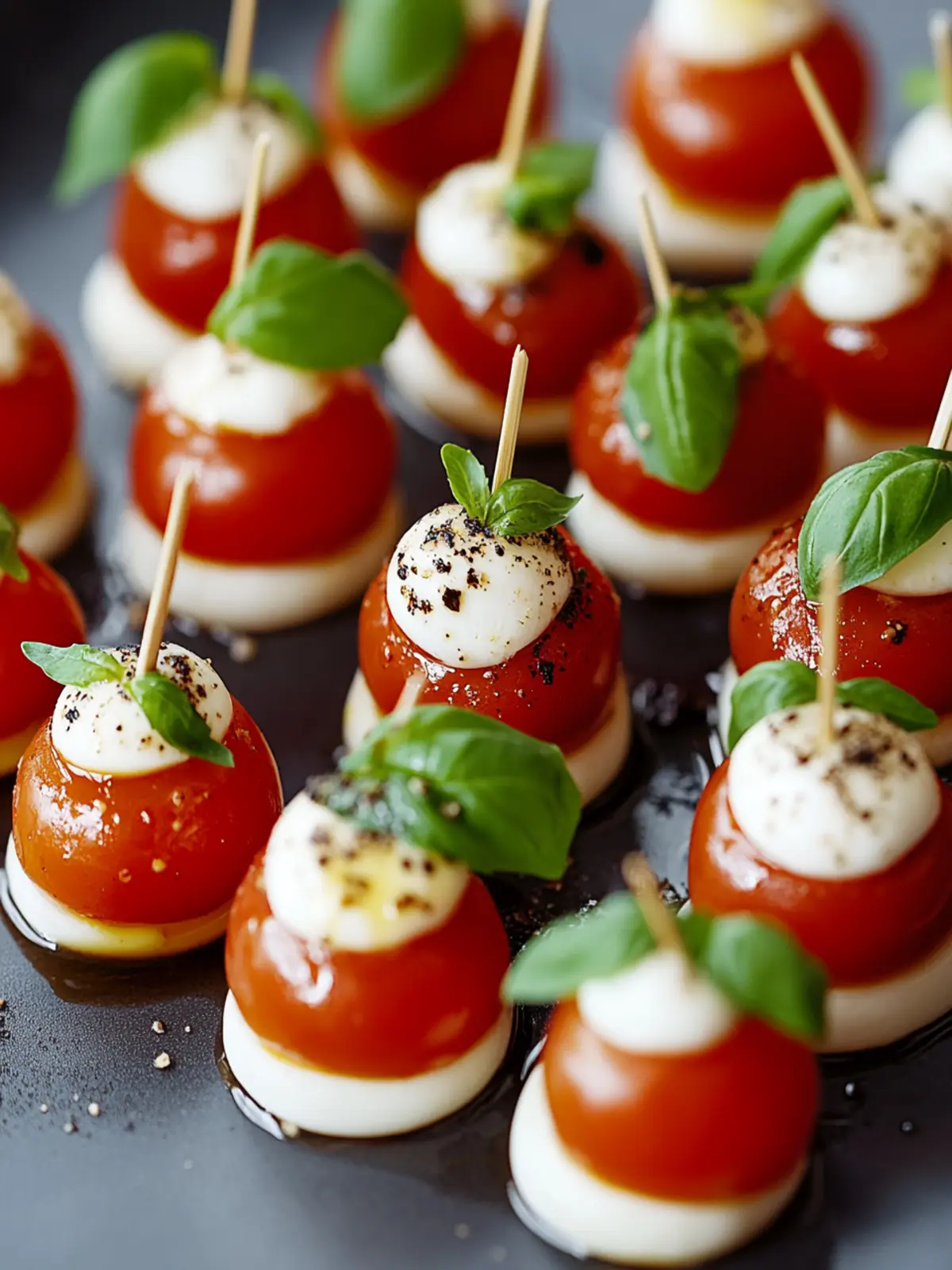 Easy Mini Caprese Bites for Delicious Gatherings 3 Mini Caprese Bites