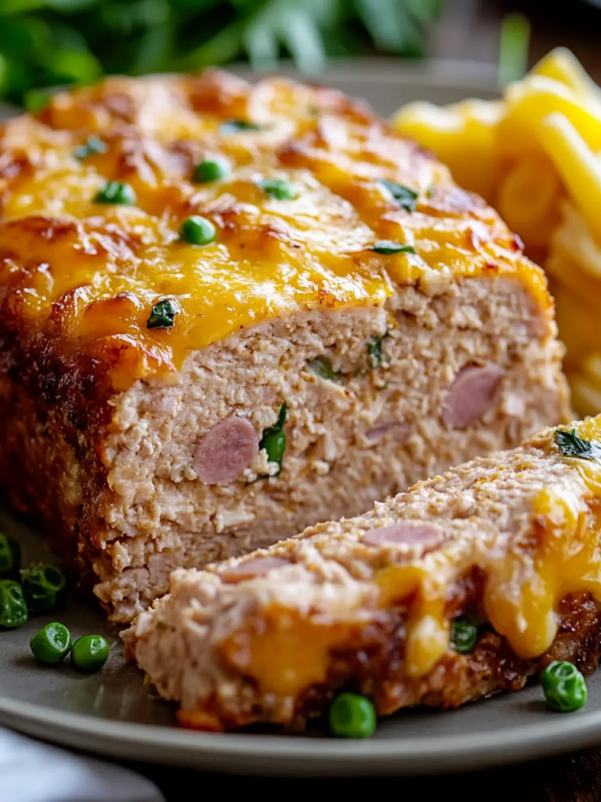 Ham and Mild Cheddar Chicken Meatloaf for Cozy Weeknight Dinners 4 Ham and Mild Cheddar Chicken Meatloaf