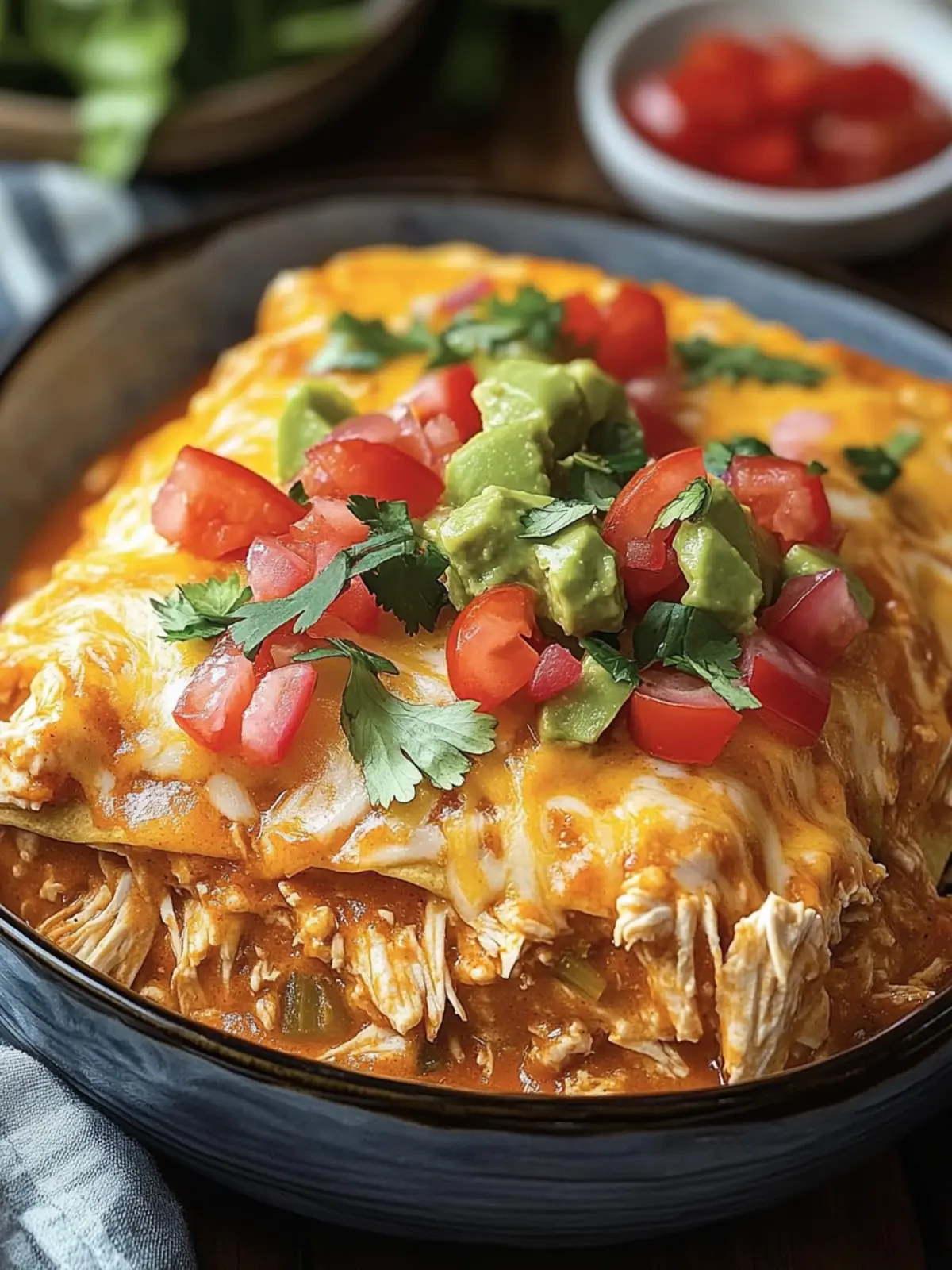 Crockpot Chicken Enchilada Casserole: Easy Family Bliss 4 Crockpot Chicken Enchilada Casserole