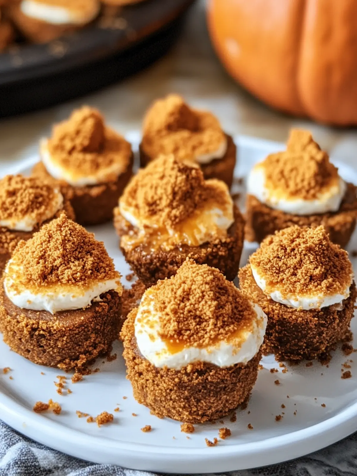 Pumpkin Spice Cheesecake Bites: Easy No-Bake Fall Bliss 5 Pumpkin Spice Cheesecake Bites