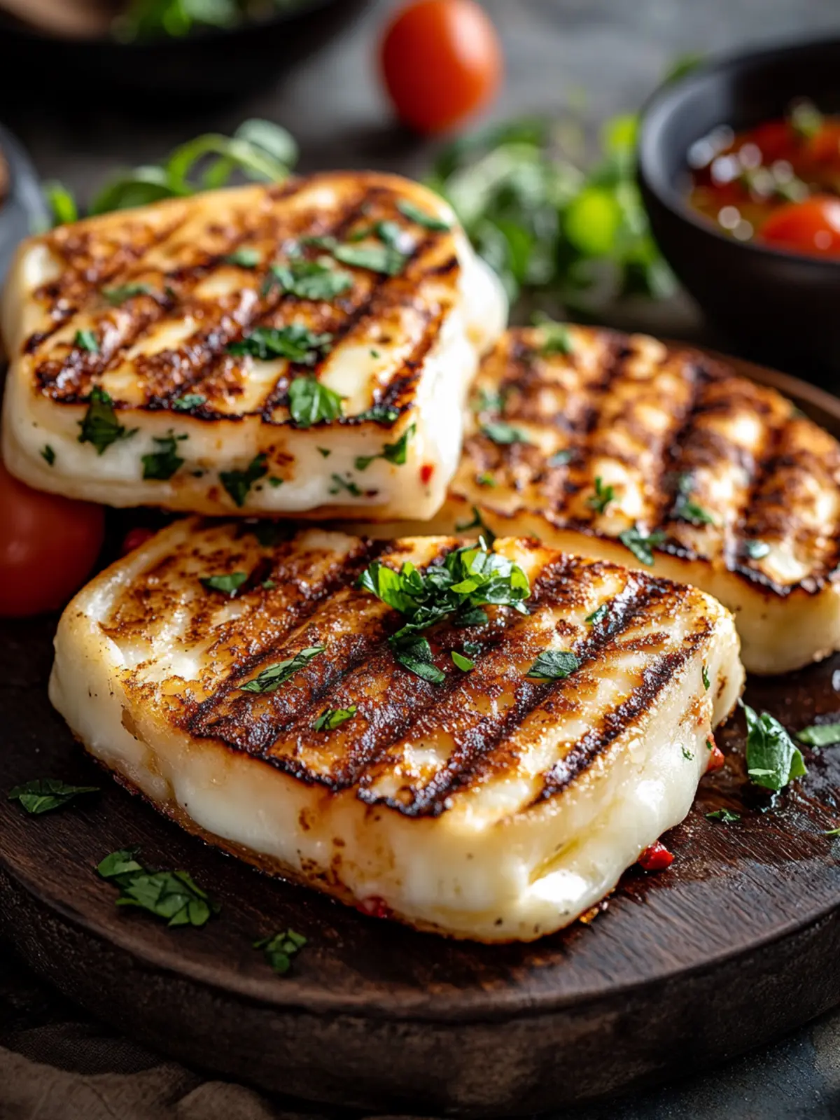 Crispy Grilled Cheese Halloumi Made Easy In The Air Fryer