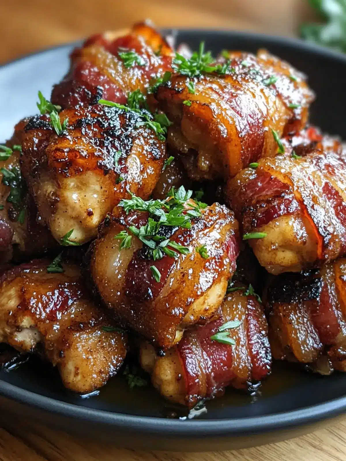 Savory Maple Glazed Bacon Chicken Bites You’ll Crave 3 Maple Glazed Bacon Chicken Bites