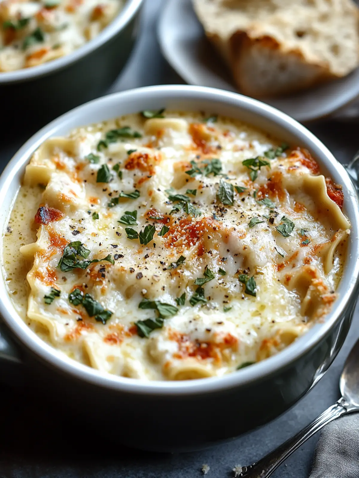 Comforting Creamy Alfredo Lasagna Soup for Cozy Nights 3 Creamy Alfredo Lasagna Soup