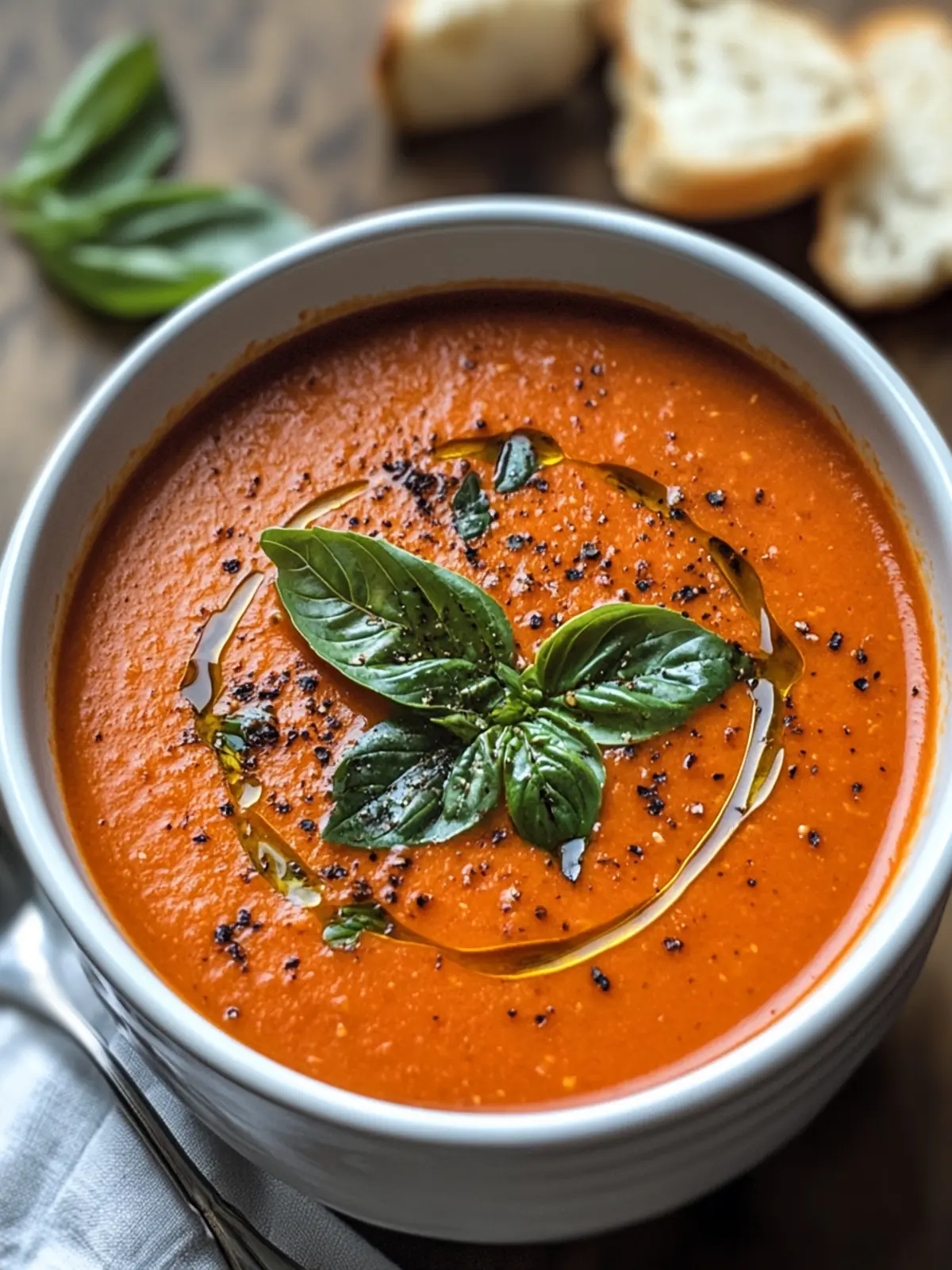 Savory Roasted Tomato Basil Soup You’ll Crave All Year Long 2 Roasted Tomato Basil Soup