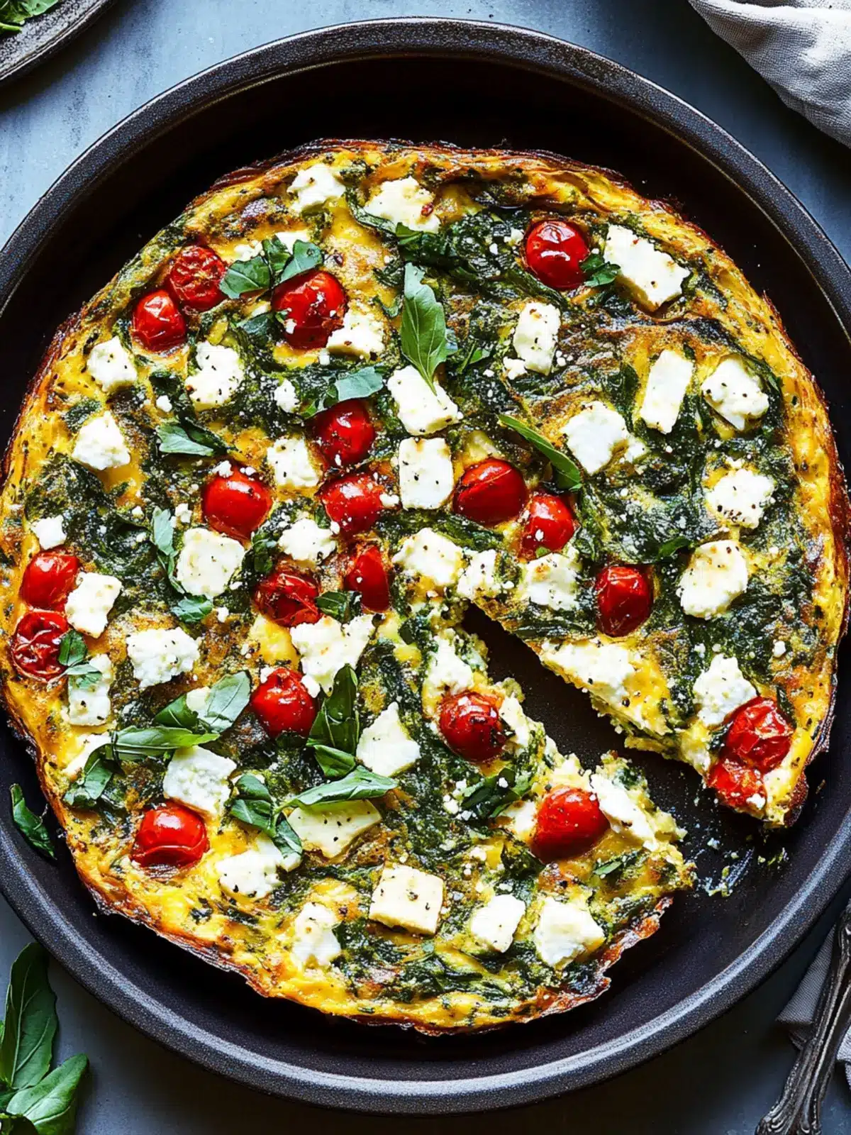 Irresistible Baked Feta Frittata in 30 Minutes or Less 4 Baked Feta Frittata
