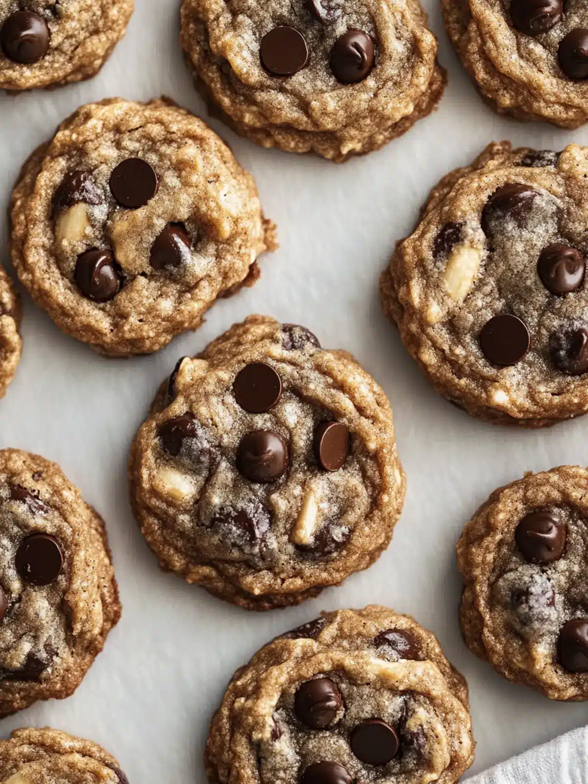 Banana Chocolate Chip Cookies