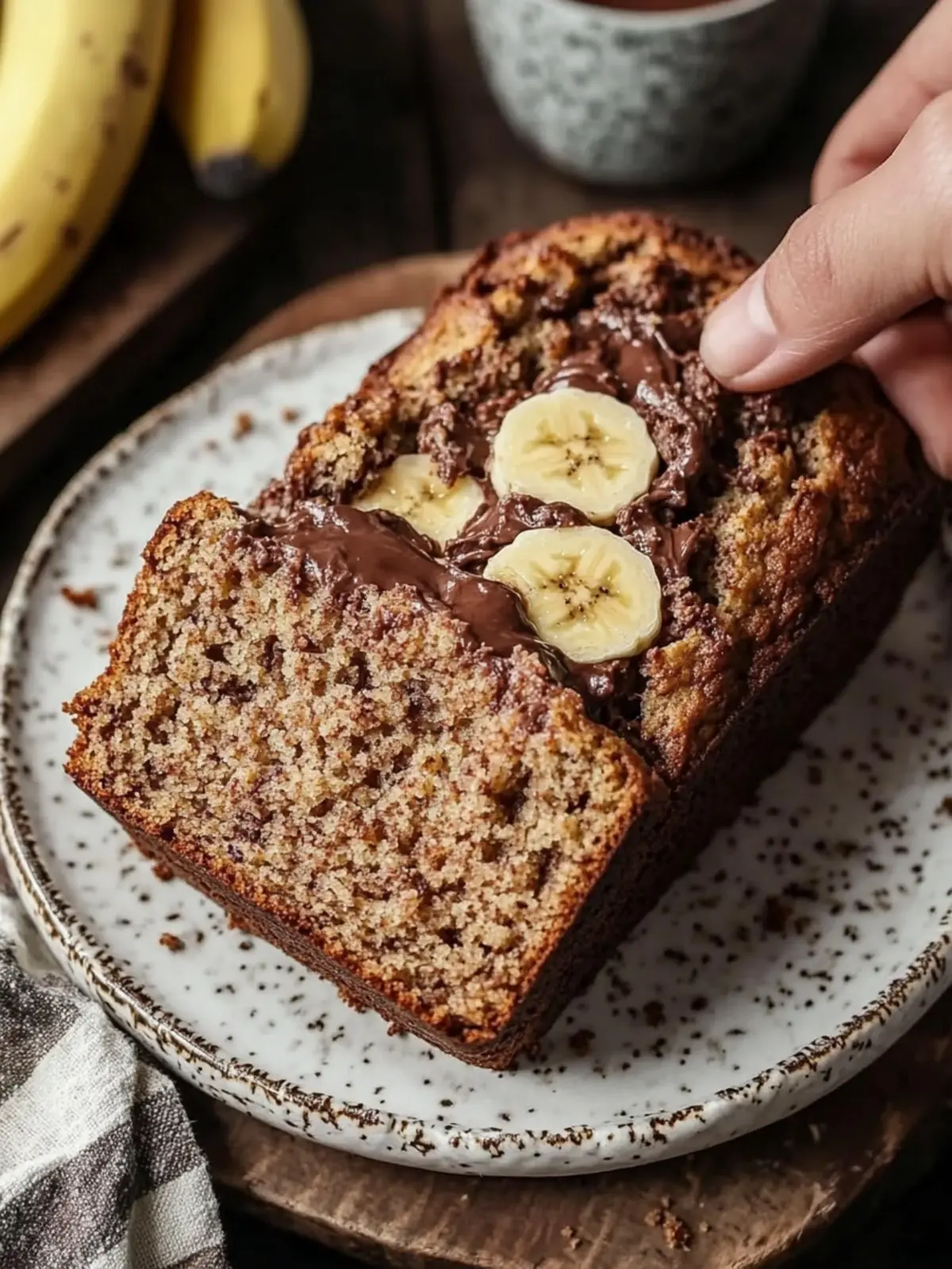 Nutella Banana Bread Bliss: Easy, Moist, and Irresistible 4 Nutella Banana Bread